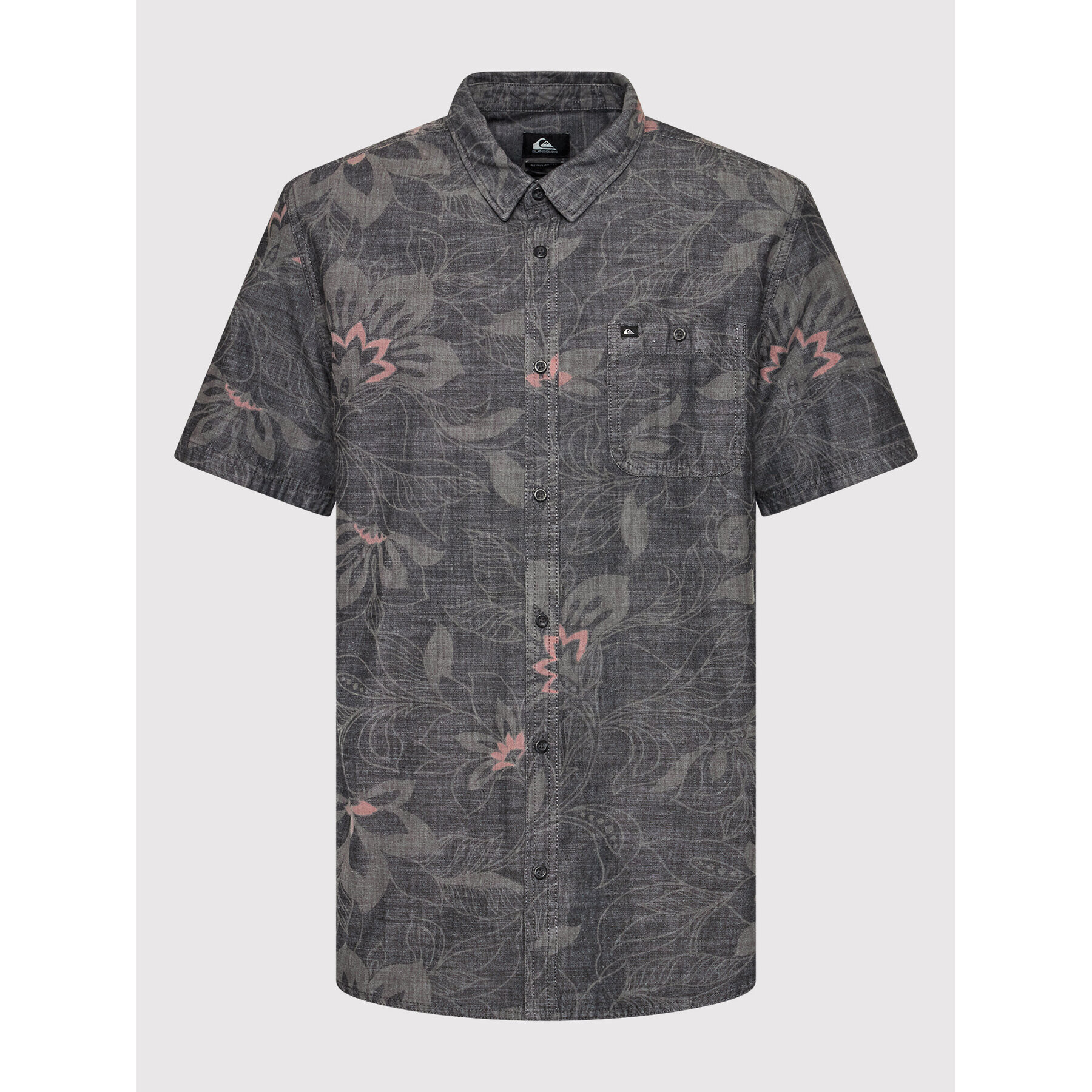 Quiksilver Риза Groveler EQYWT04288 Сив Regular Fit - Pepit.bg