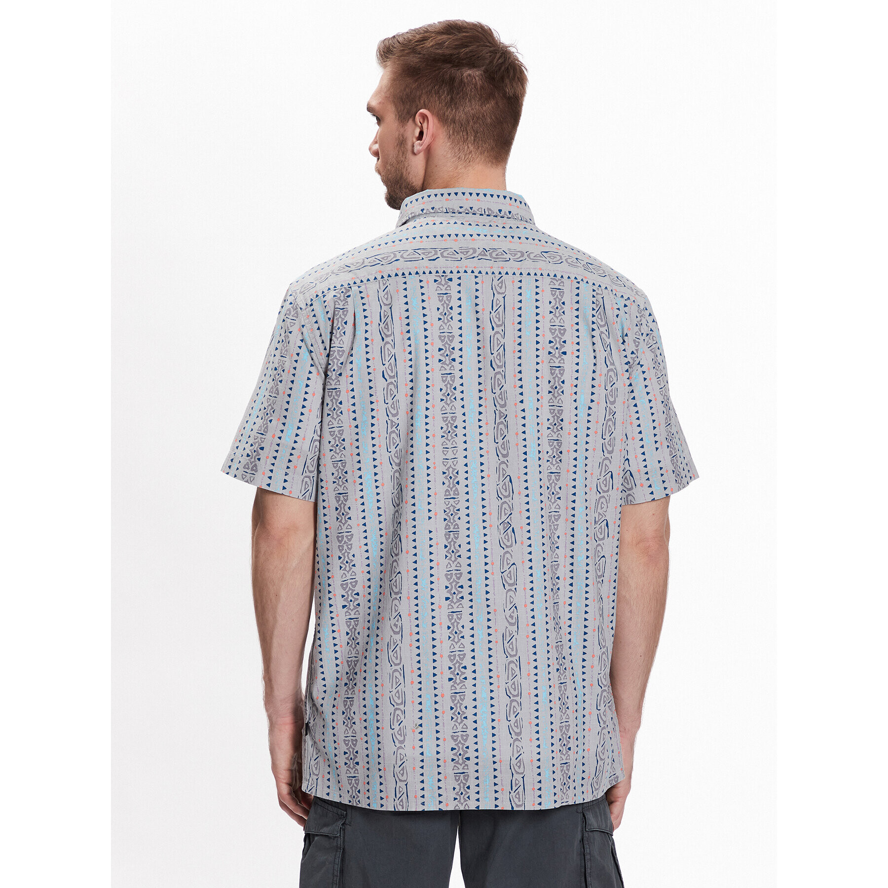 Quiksilver Риза Tracks EQYWT04463 Сив Regular Fit - Pepit.bg