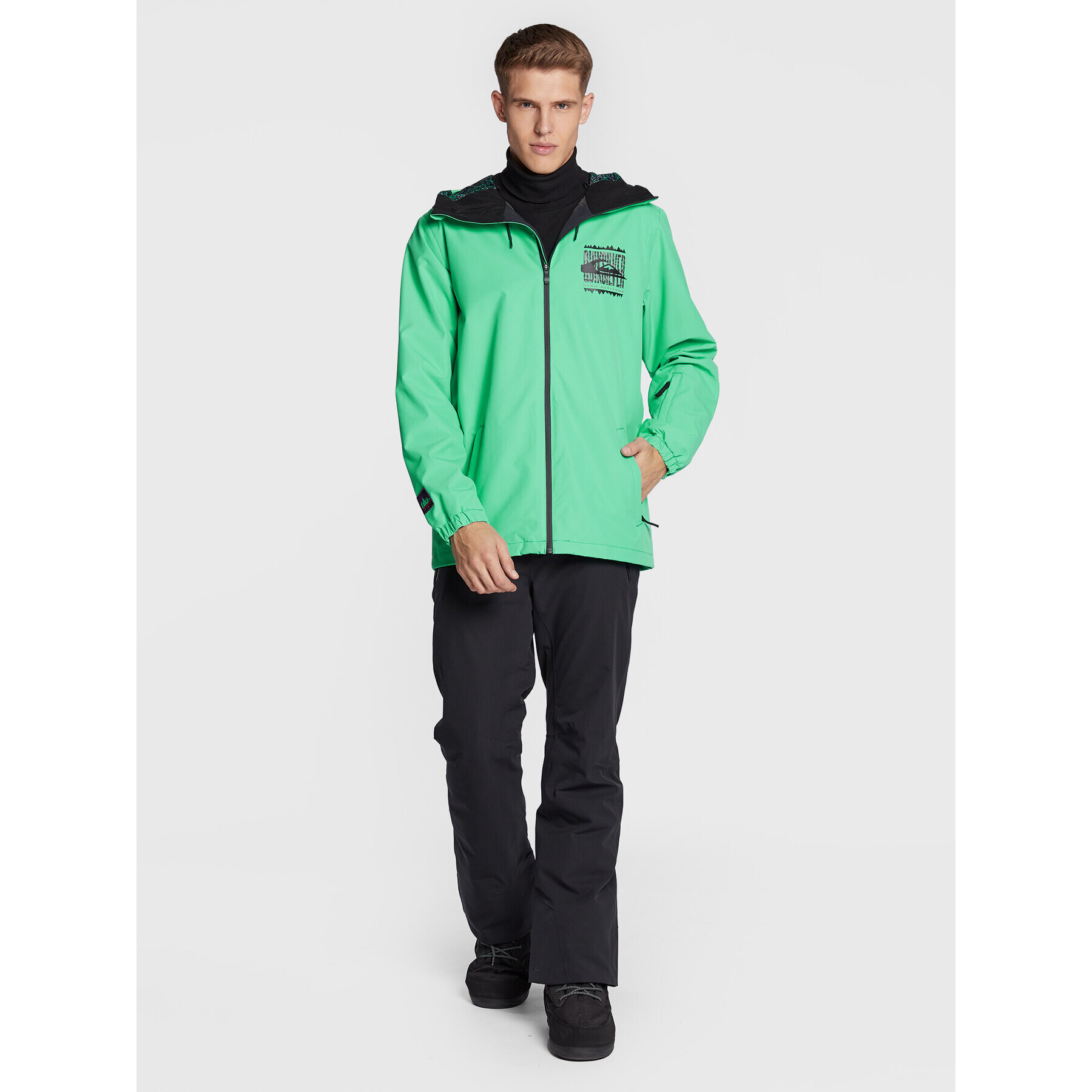 Quiksilver Скиорско яке EQYTJ03369 Зелен Regular Fit - Pepit.bg