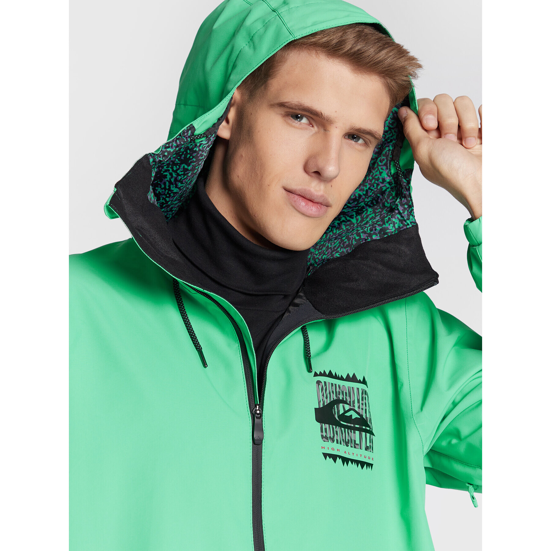 Quiksilver Скиорско яке EQYTJ03369 Зелен Regular Fit - Pepit.bg