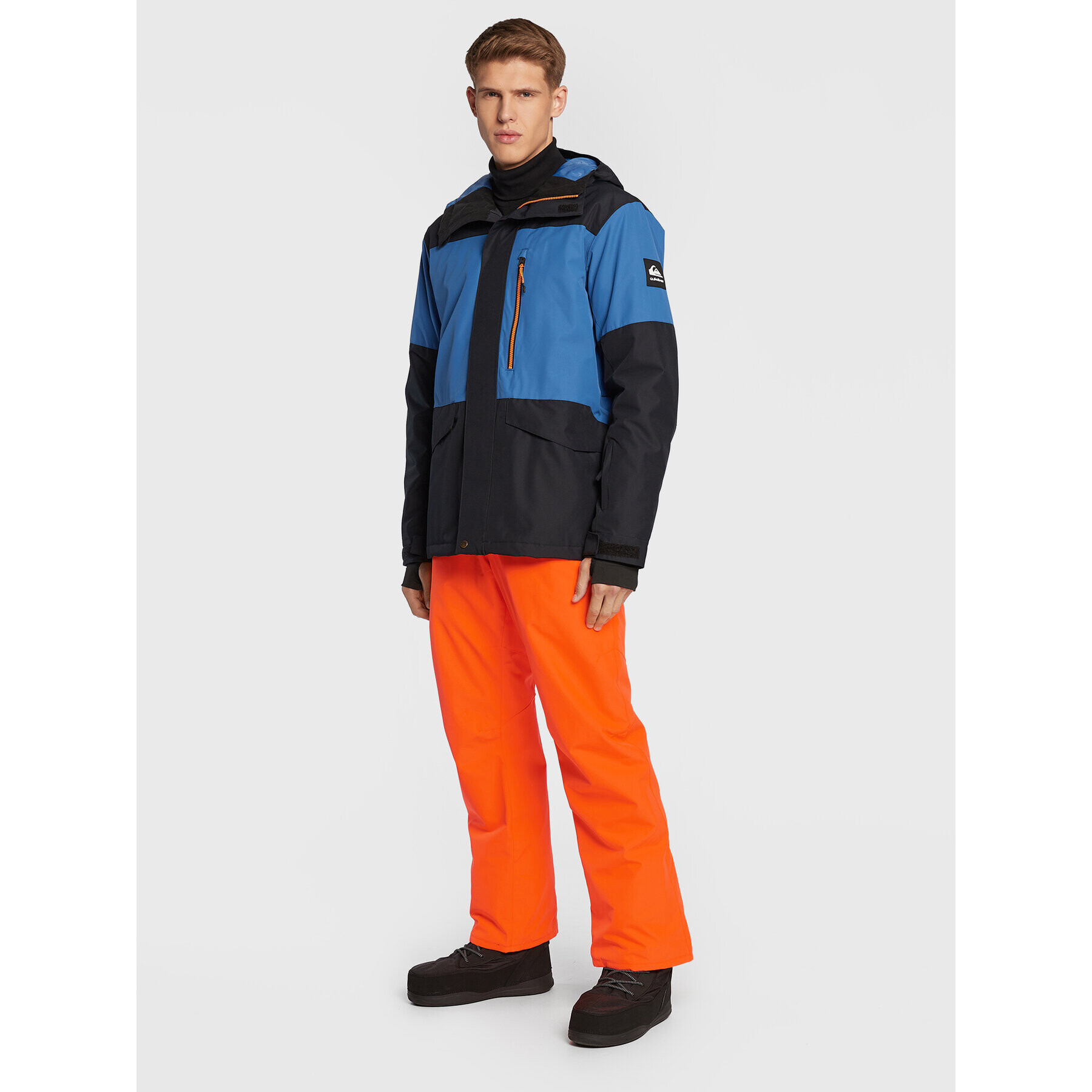 Quiksilver Сноуборд яке Mission Block EQYTJ03379 Черен Modern Fit - Pepit.bg