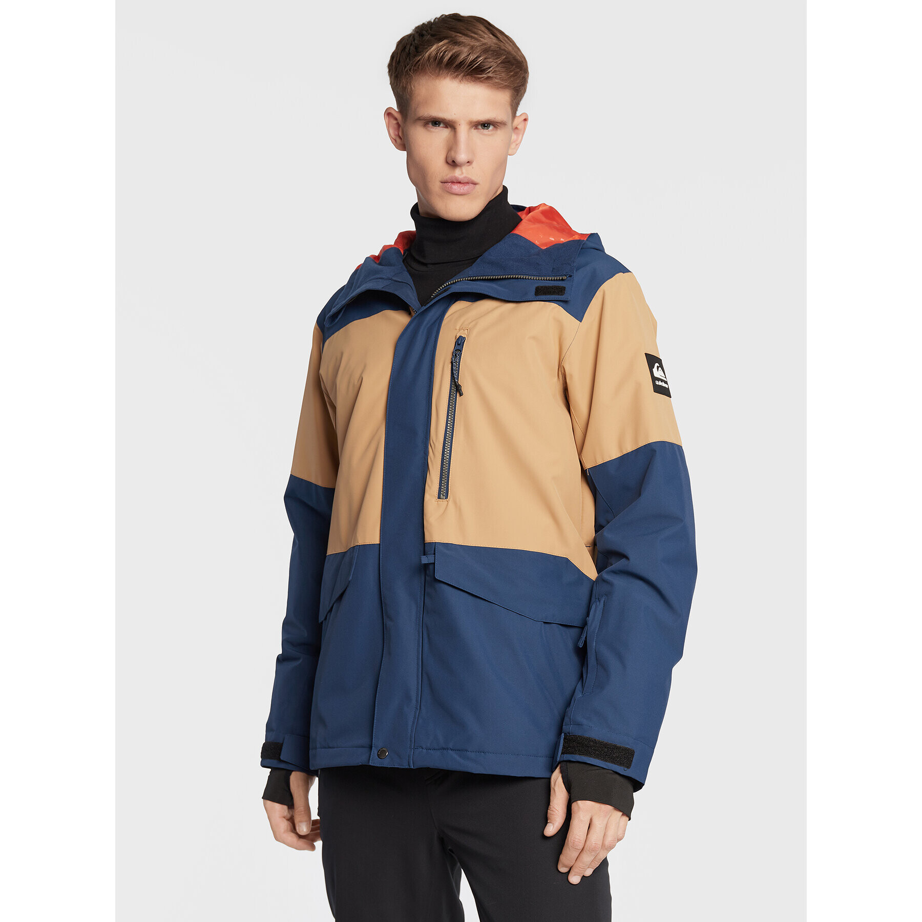 Quiksilver Сноуборд яке Mission Block EQYTJ03379 Тъмносин Modern Fit - Pepit.bg