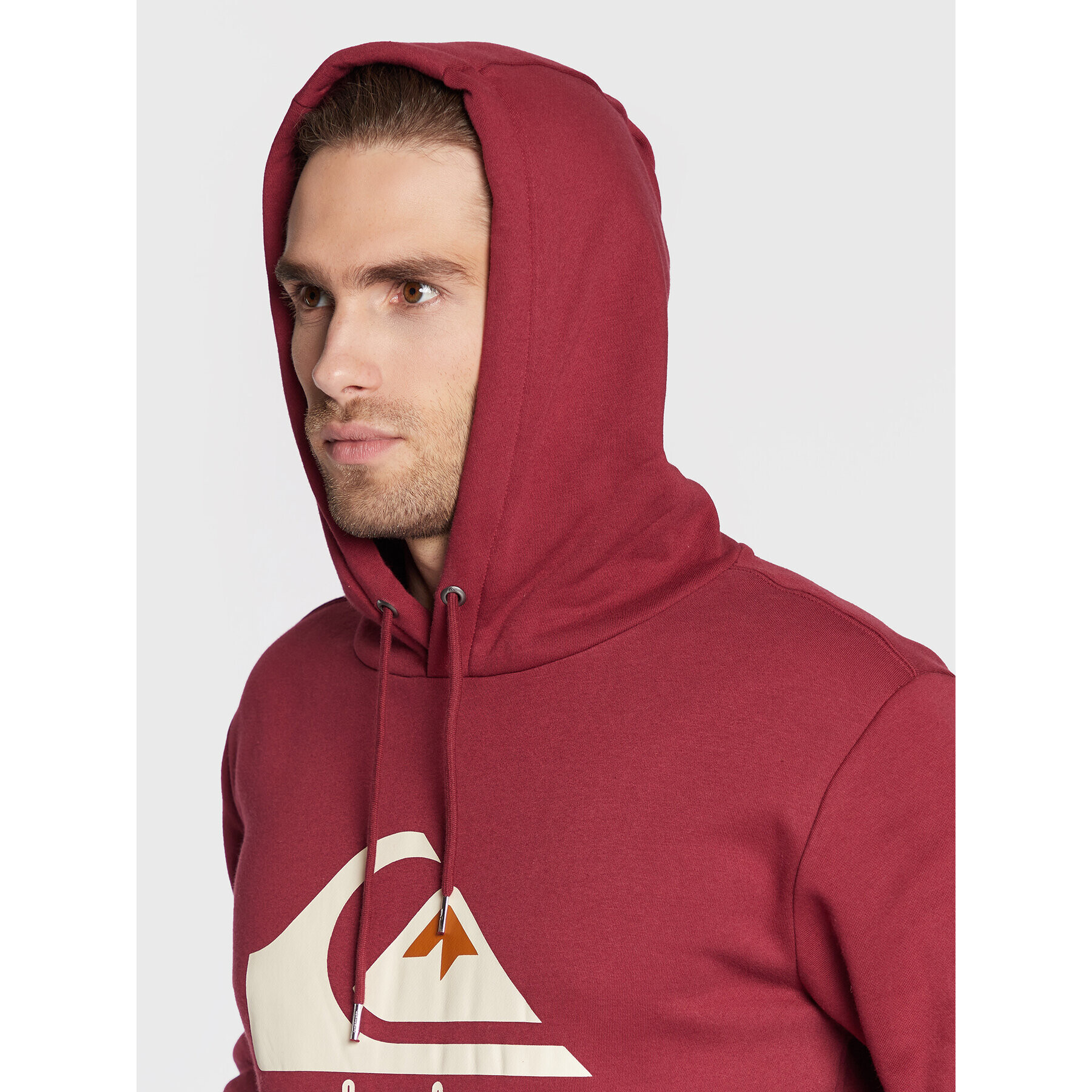 Quiksilver Суитшърт Big Logo EQYFT04450 Бордо Regular Fit - Pepit.bg