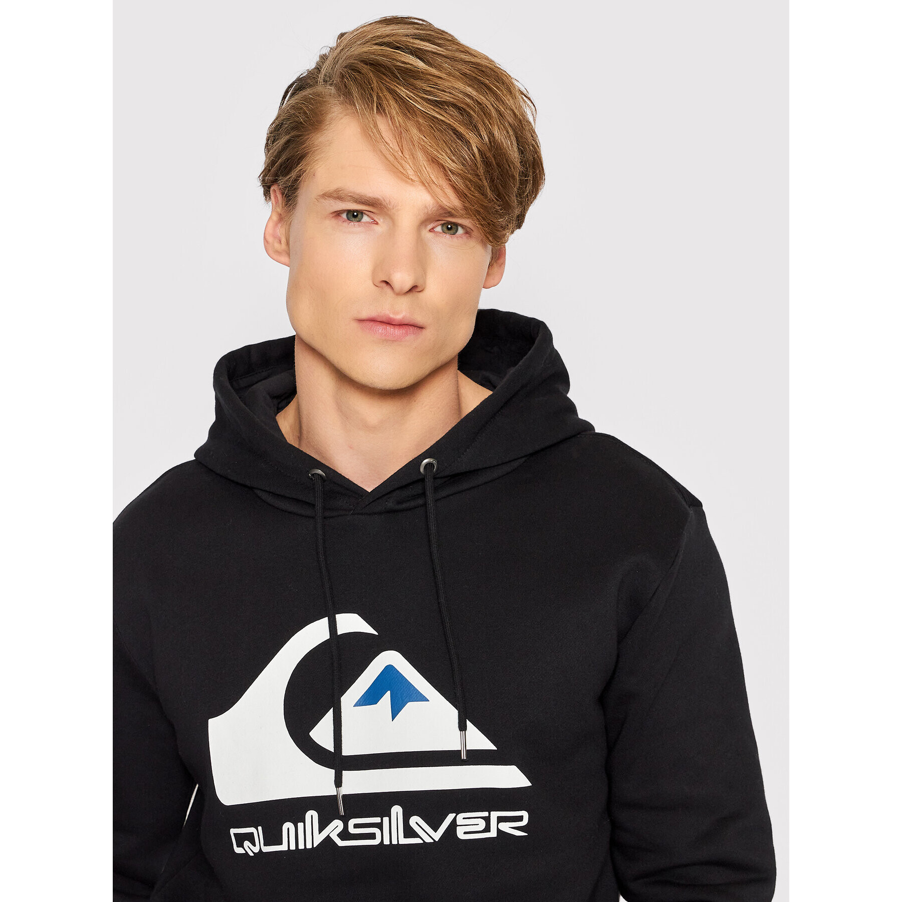 Quiksilver Суитшърт Big Logo EQYFT04450 Черен Regular Fit - Pepit.bg