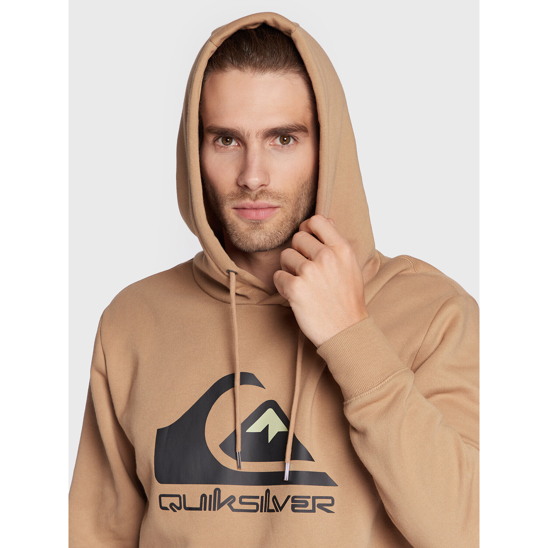 Quiksilver Суитшърт Big Logo EQYFT04450 Кафяв Regular Fit - Pepit.bg