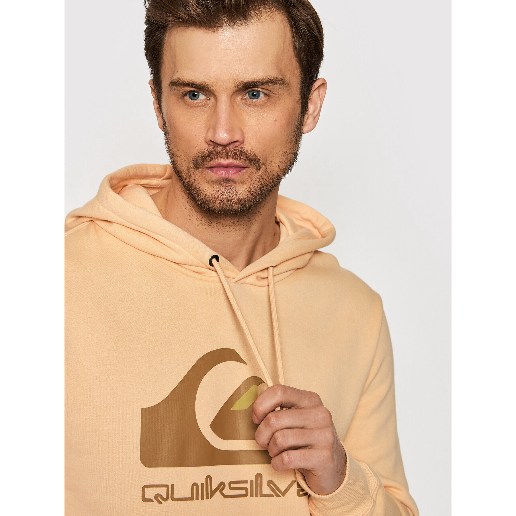 Quiksilver Суитшърт Big Logo EQYFT04450 Оранжев Regular Fit - Pepit.bg