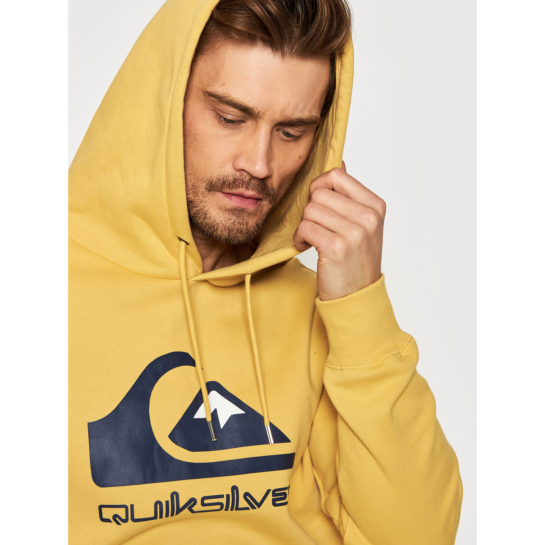 Quiksilver Суитшърт Big Logo EQYFT04450 Жълт Regular Fit - Pepit.bg