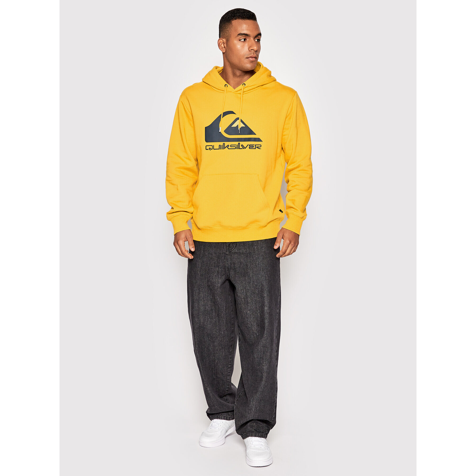 Quiksilver Суитшърт Big Logo EQYFT04450 Жълт Regular Fit - Pepit.bg