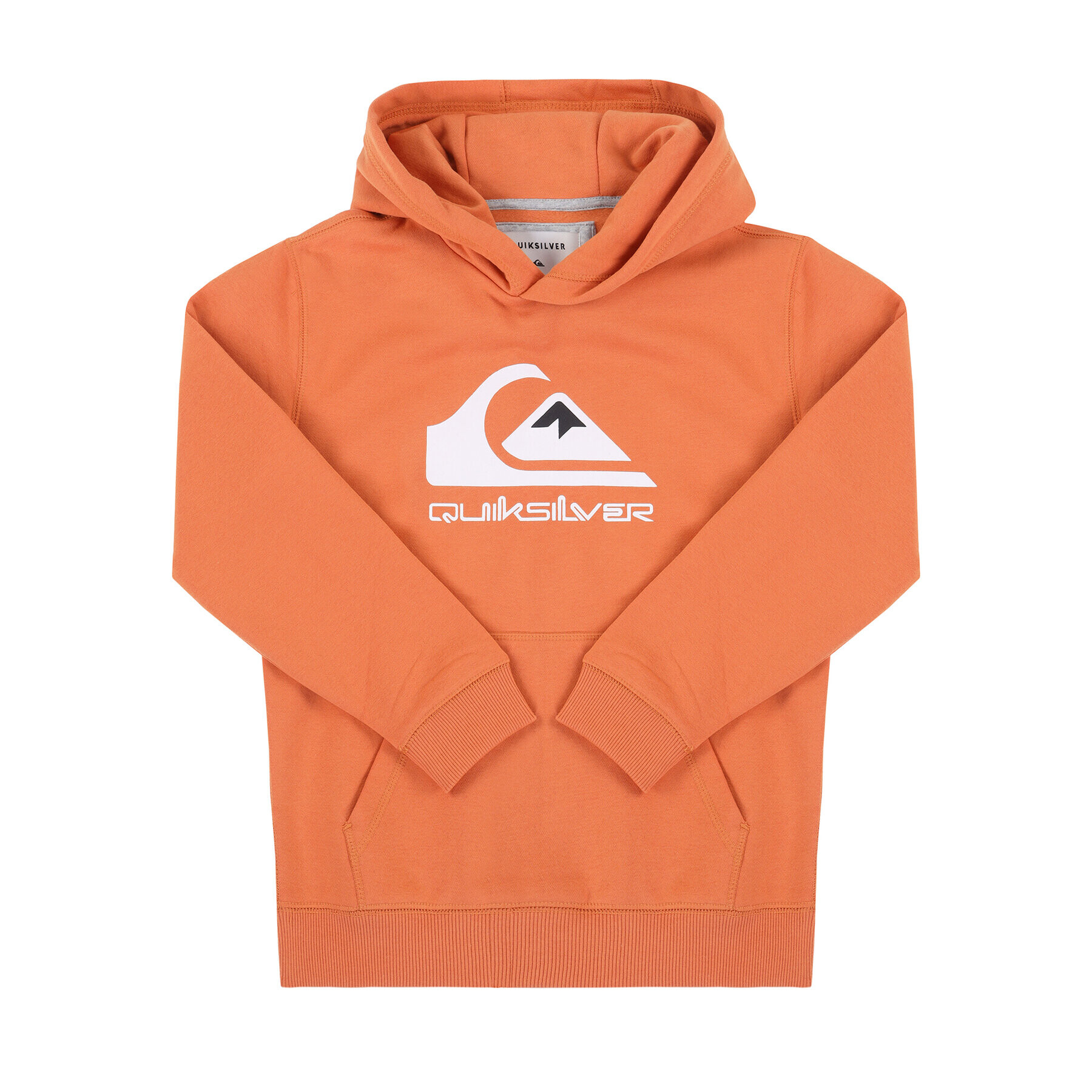 Quiksilver Суитшърт Big Logo Hoodie EQBFT03593 Оранжев Regular Fit - Pepit.bg