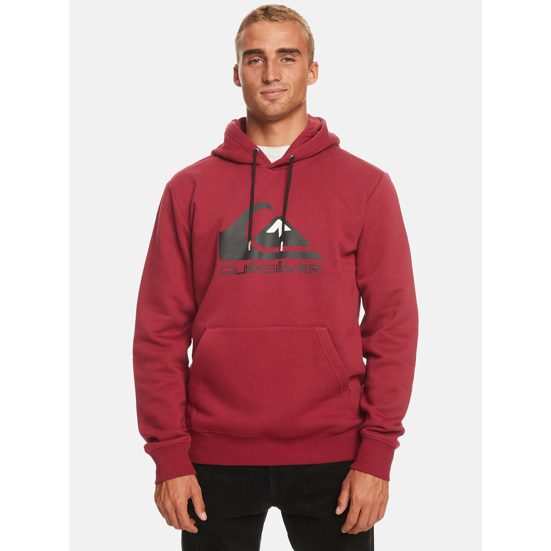 Quiksilver Суитшърт Biglogo Otlr EQYFT04450 Червен Regular Fit - Pepit.bg