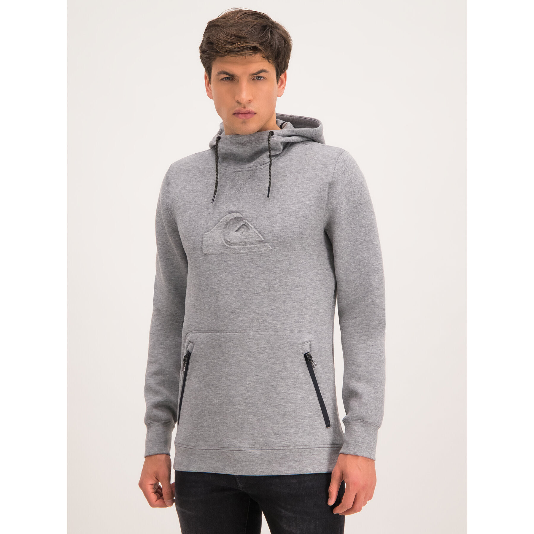 Quiksilver Суитшърт EQYFT03952 Сив Regular Fit - Pepit.bg