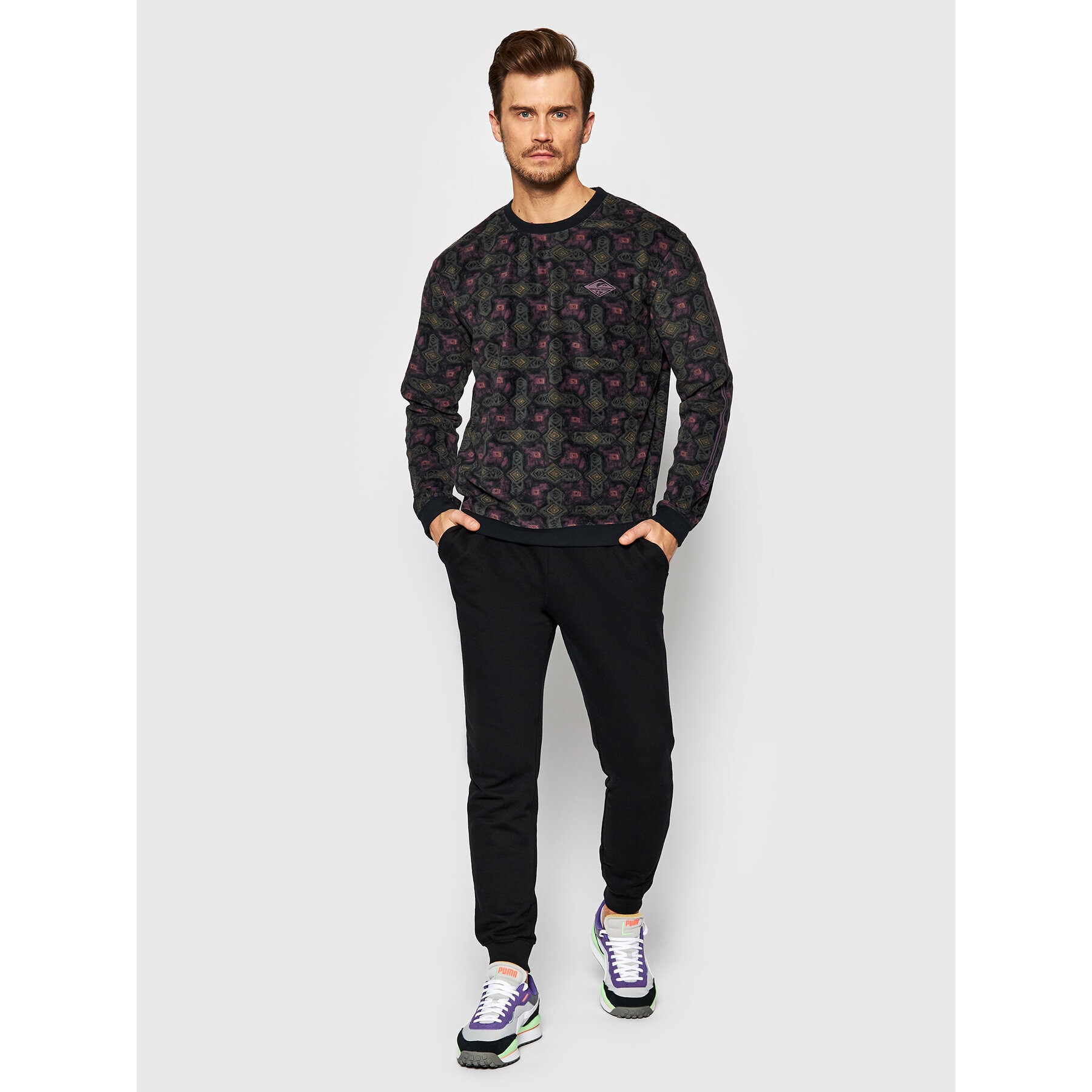 Quiksilver Суитшърт EQYFT04407 Виолетов Regular Fit - Pepit.bg