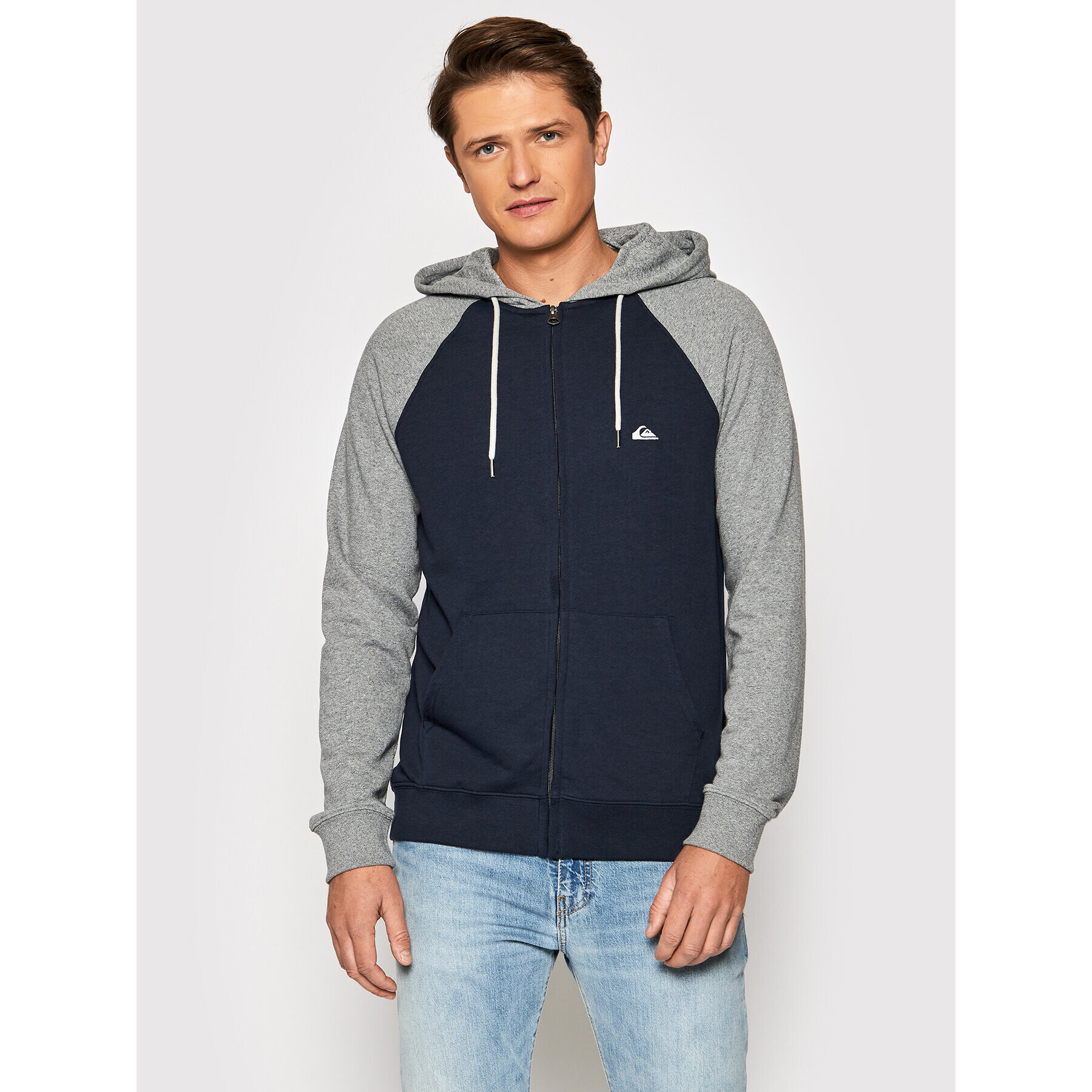Quiksilver Суитшърт Essentials EQYFT04471 Тъмносин Regular Fit - Pepit.bg