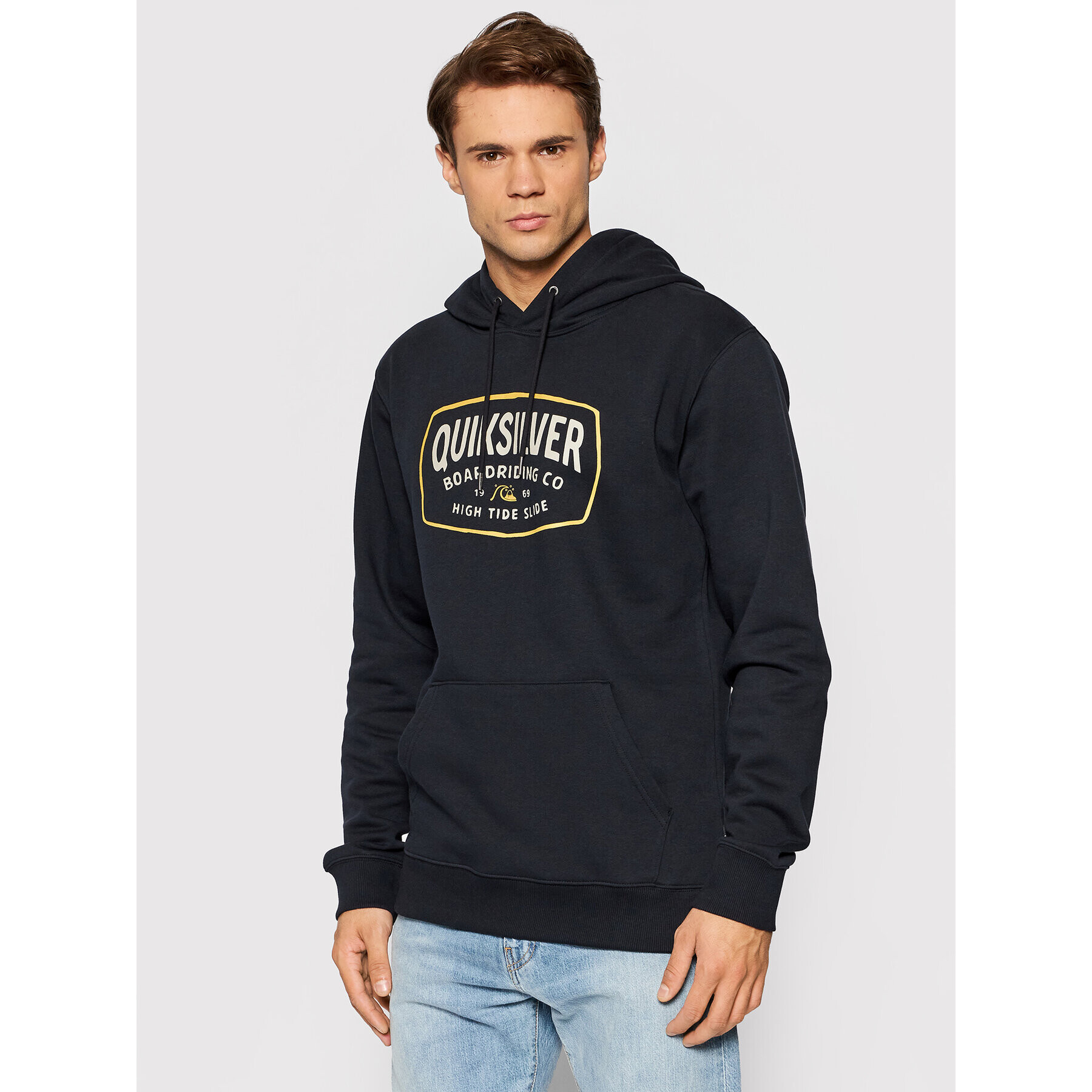 Quiksilver Суитшърт High Cloud EQYFT04456 Черен Classic Fit - Pepit.bg