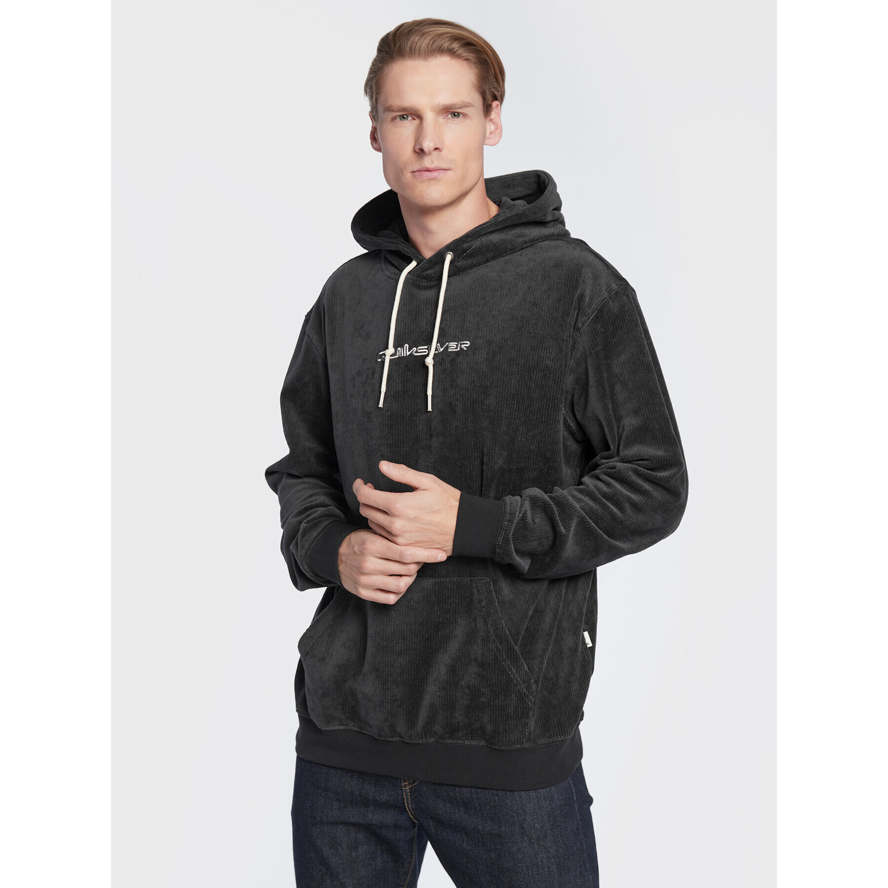 Quiksilver Суитшърт Knitted EQYFT04654 Сив Regular Fit - Pepit.bg