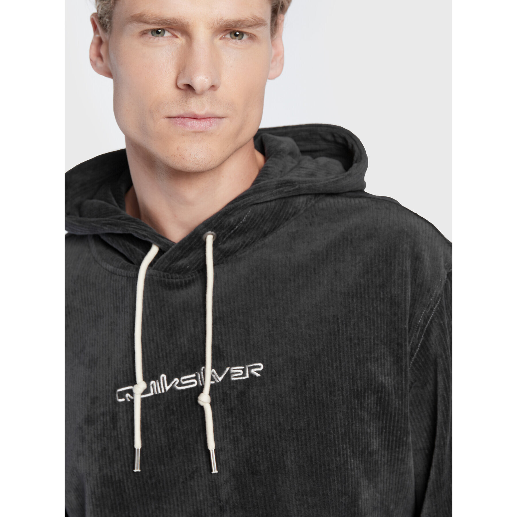 Quiksilver Суитшърт Knitted EQYFT04654 Сив Regular Fit - Pepit.bg