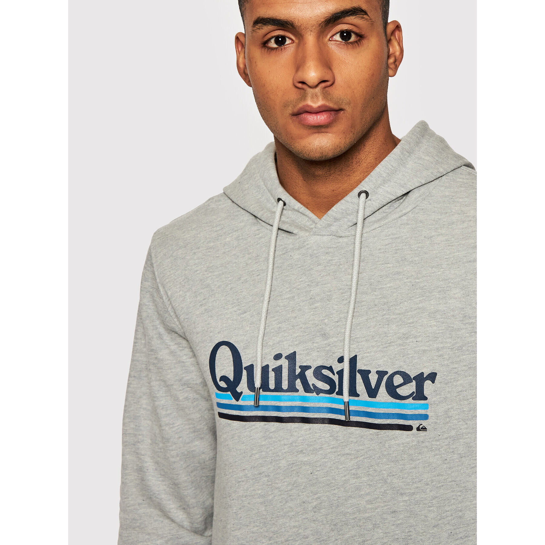 Quiksilver Суитшърт On The Line EQYFT04525 Сив Regular Fit - Pepit.bg