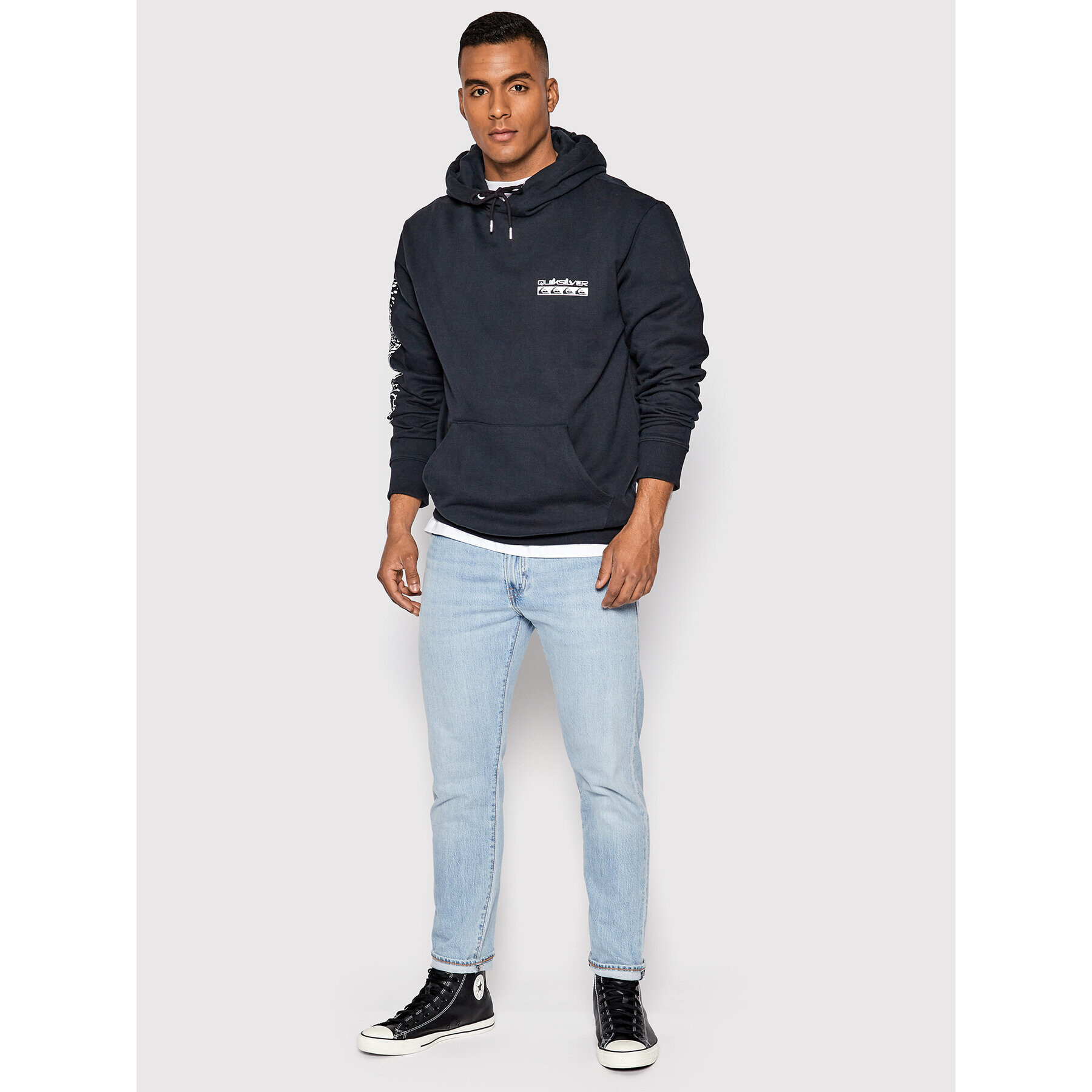 Quiksilver Суитшърт Spiral EQYFT04690 Черен Regular Fit - Pepit.bg
