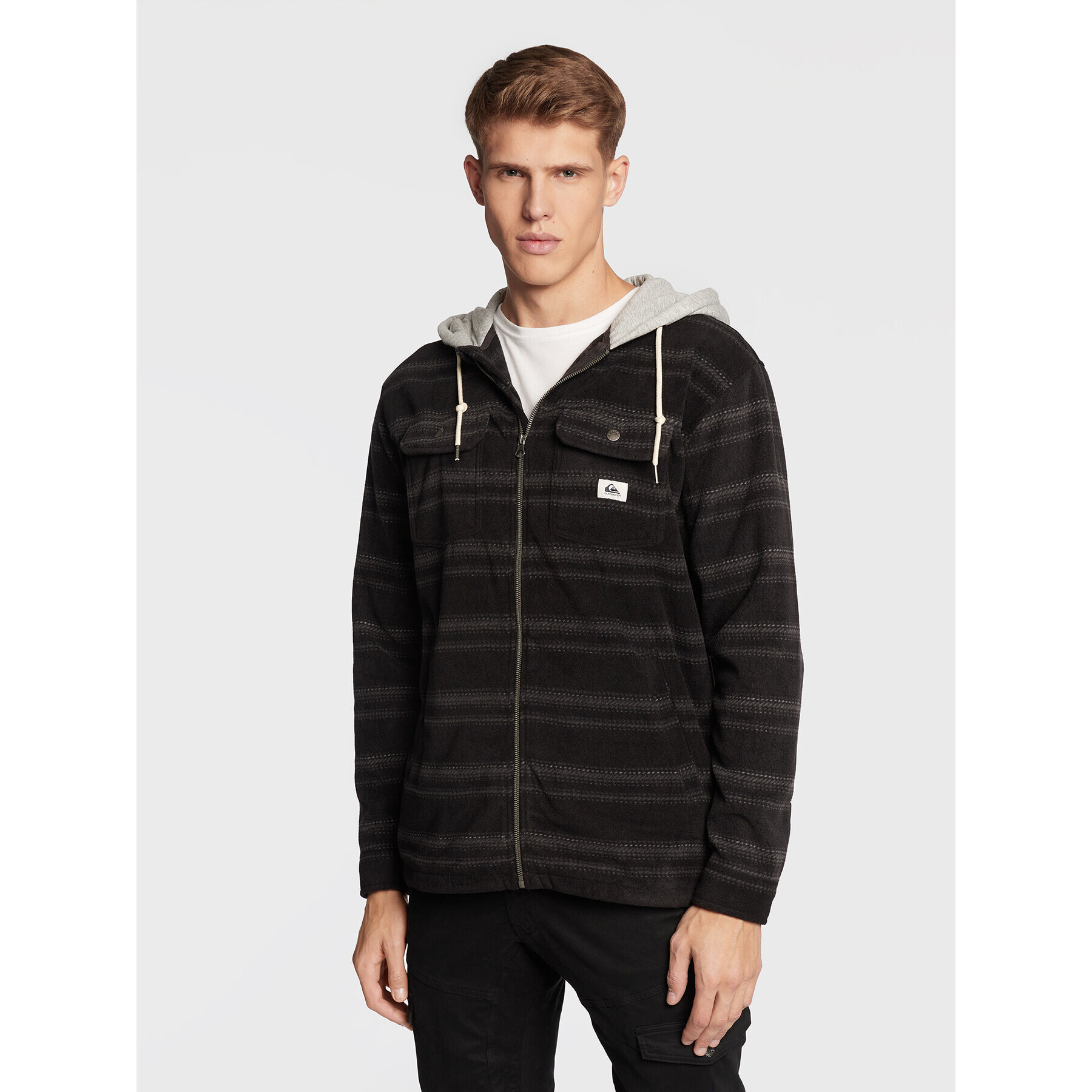 Quiksilver Суитшърт Super Swell EQYFT04662 Черен Regular Fit - Pepit.bg