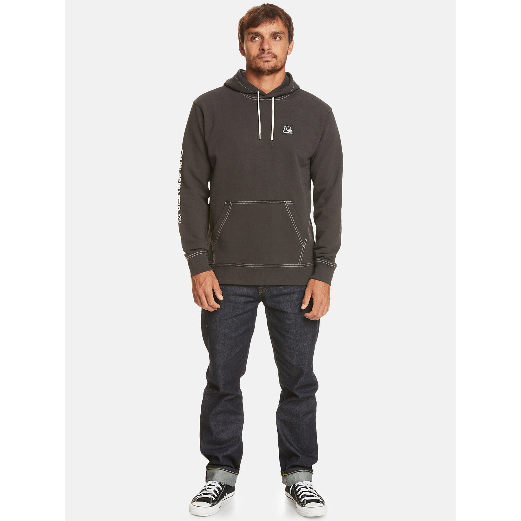 Quiksilver Суитшърт The Original Otlr EQYFT04794 Черен Regular Fit - Pepit.bg