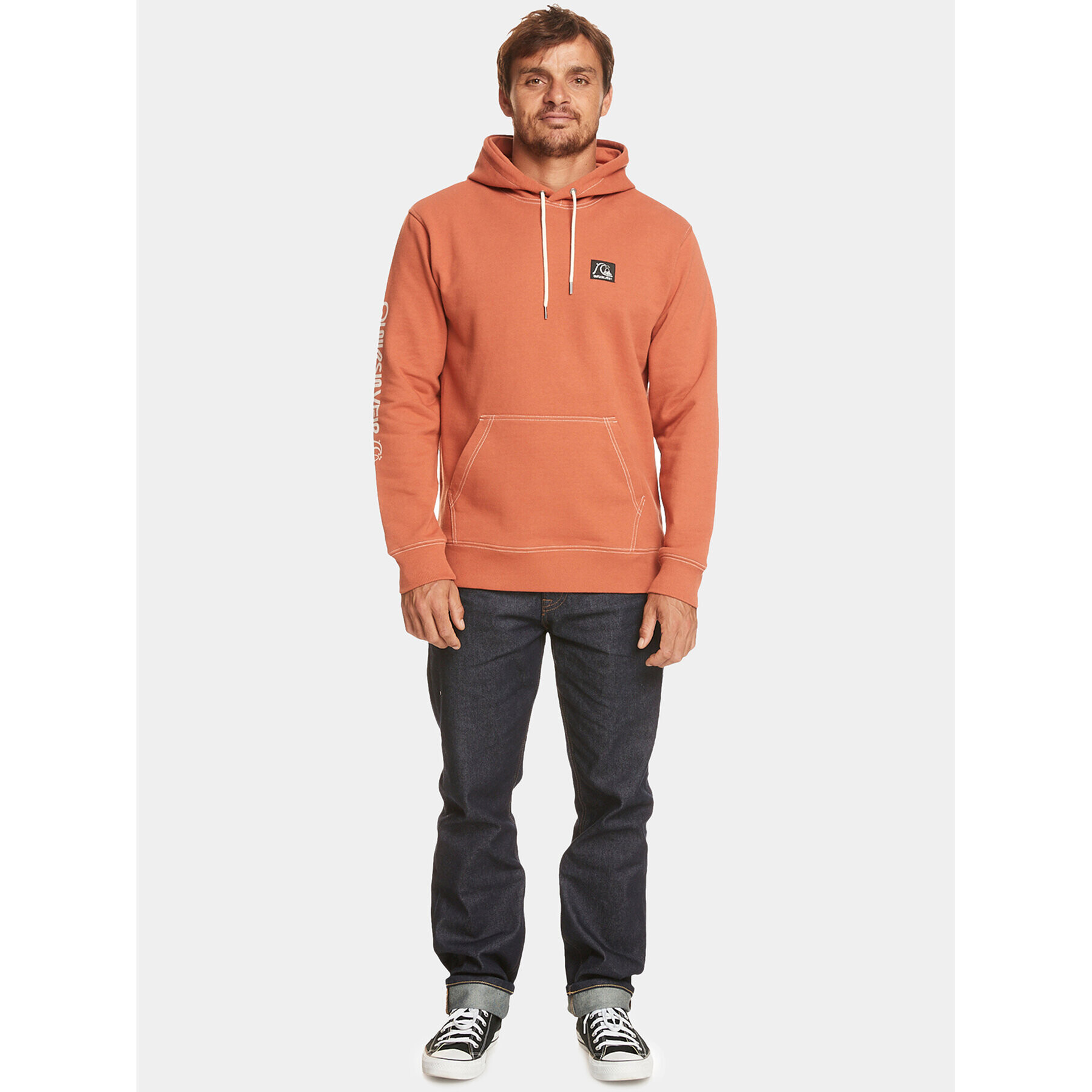 Quiksilver Суитшърт The Original Otlr EQYFT04794 Оранжев Regular Fit - Pepit.bg