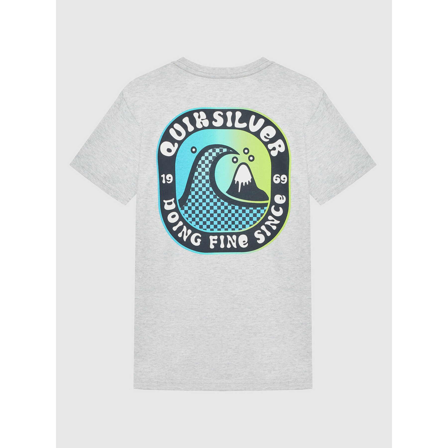 Quiksilver Тишърт Another Story EQBZT04420 Сив Regular Fit - Pepit.bg