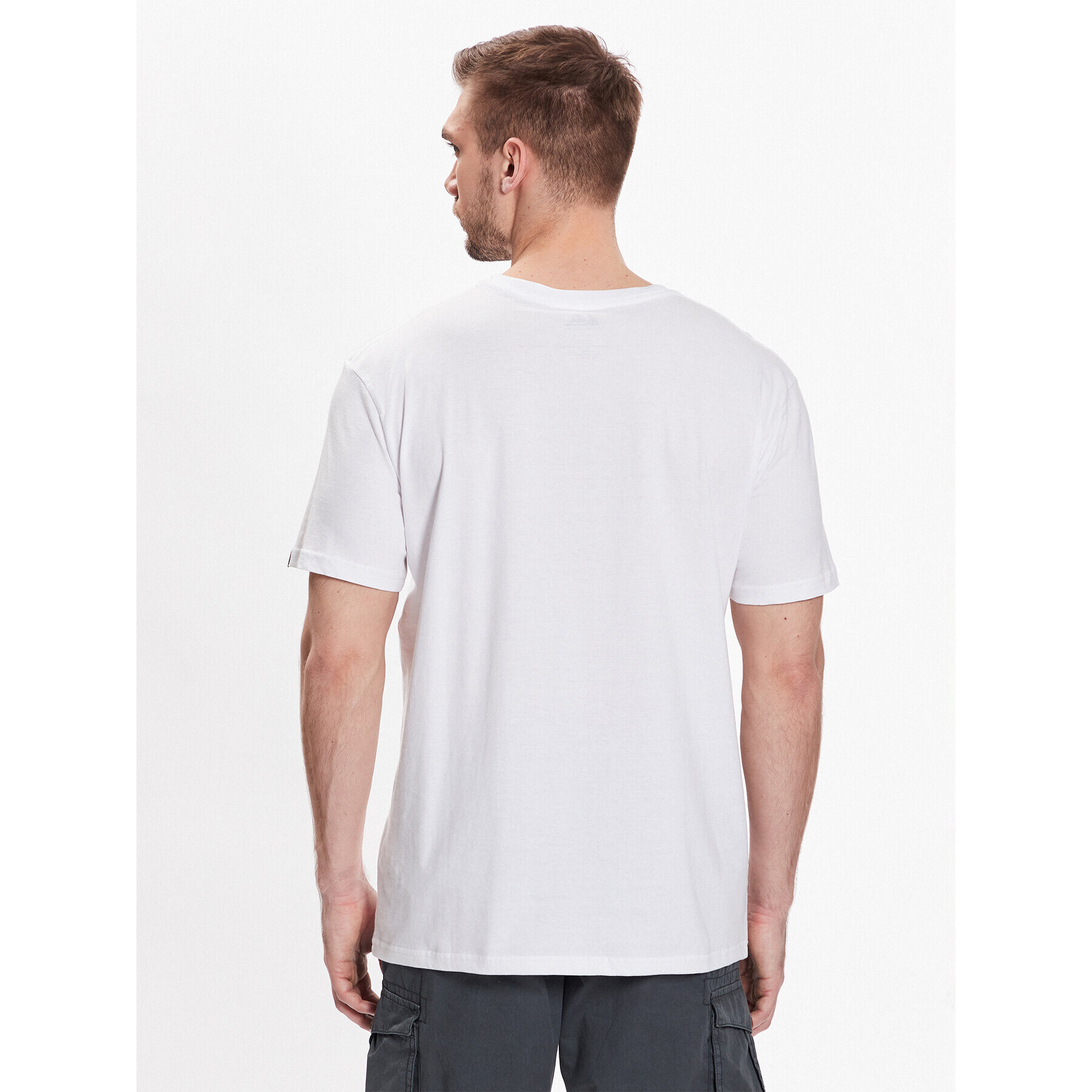 Quiksilver Тишърт Between The Lines EQYZT07216 Бял Regular Fit - Pepit.bg
