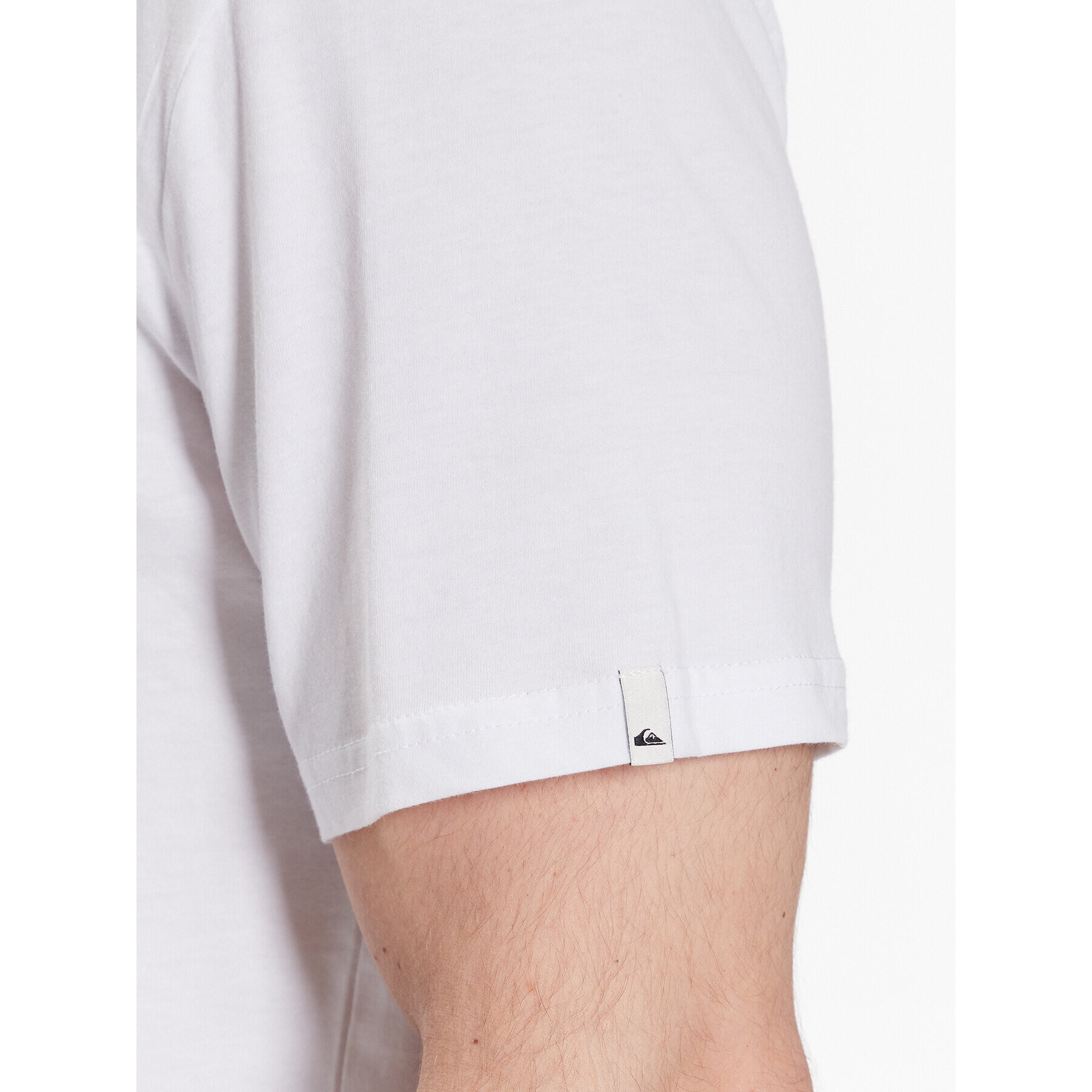 Quiksilver Тишърт Between The Lines EQYZT07216 Бял Regular Fit - Pepit.bg