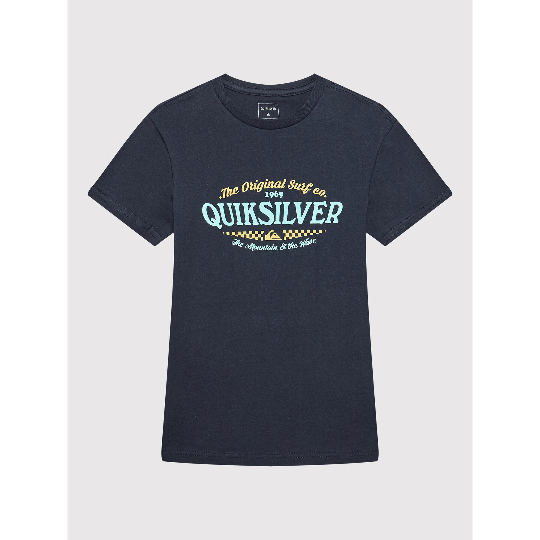 Quiksilver Тишърт Check On It EQBZT04496 Тъмносин Regular Fit - Pepit.bg