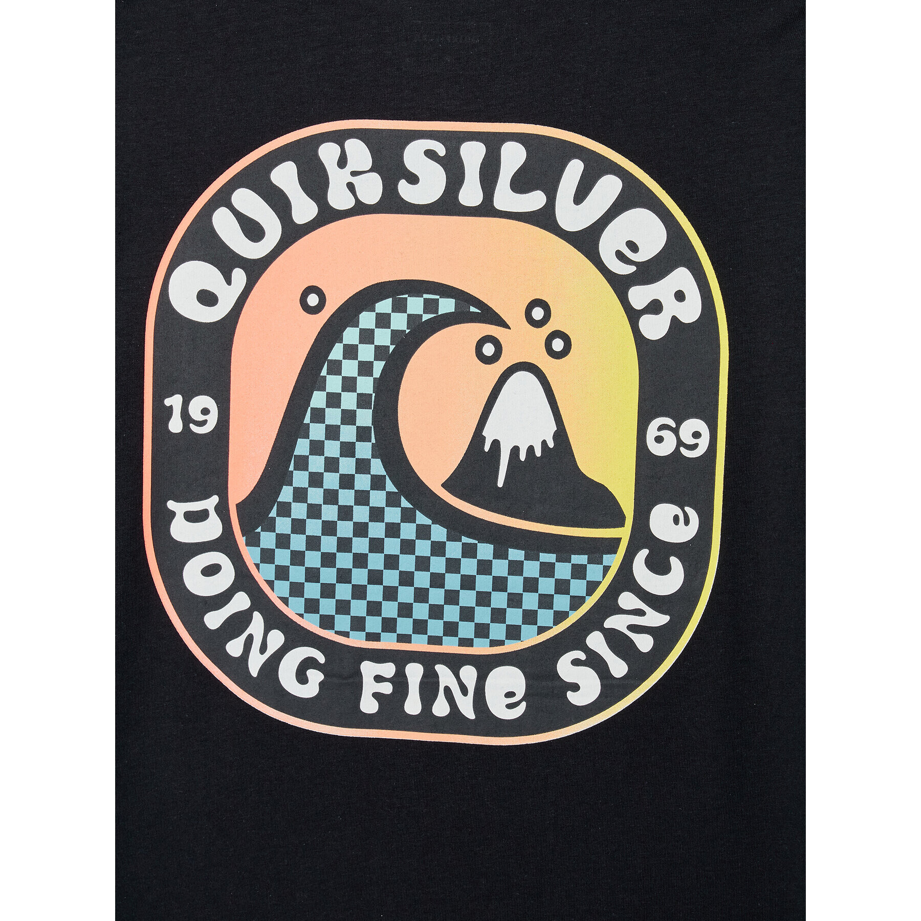 Quiksilver Тишърт Closed Bubble EQBZT04420 Черен Regular Fit - Pepit.bg