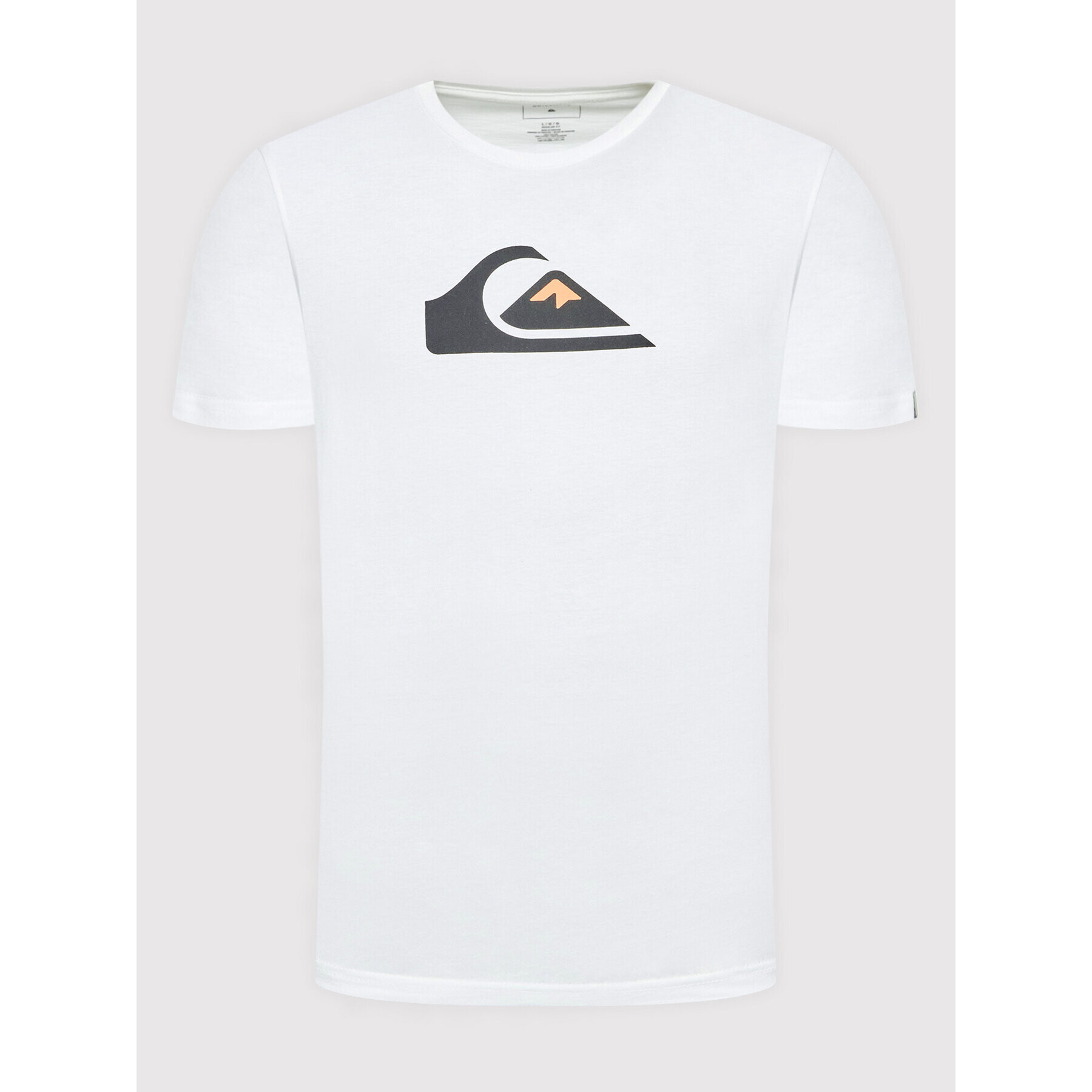 Quiksilver Тишърт Comp EQYZT06534 Бял Regular Fit - Pepit.bg