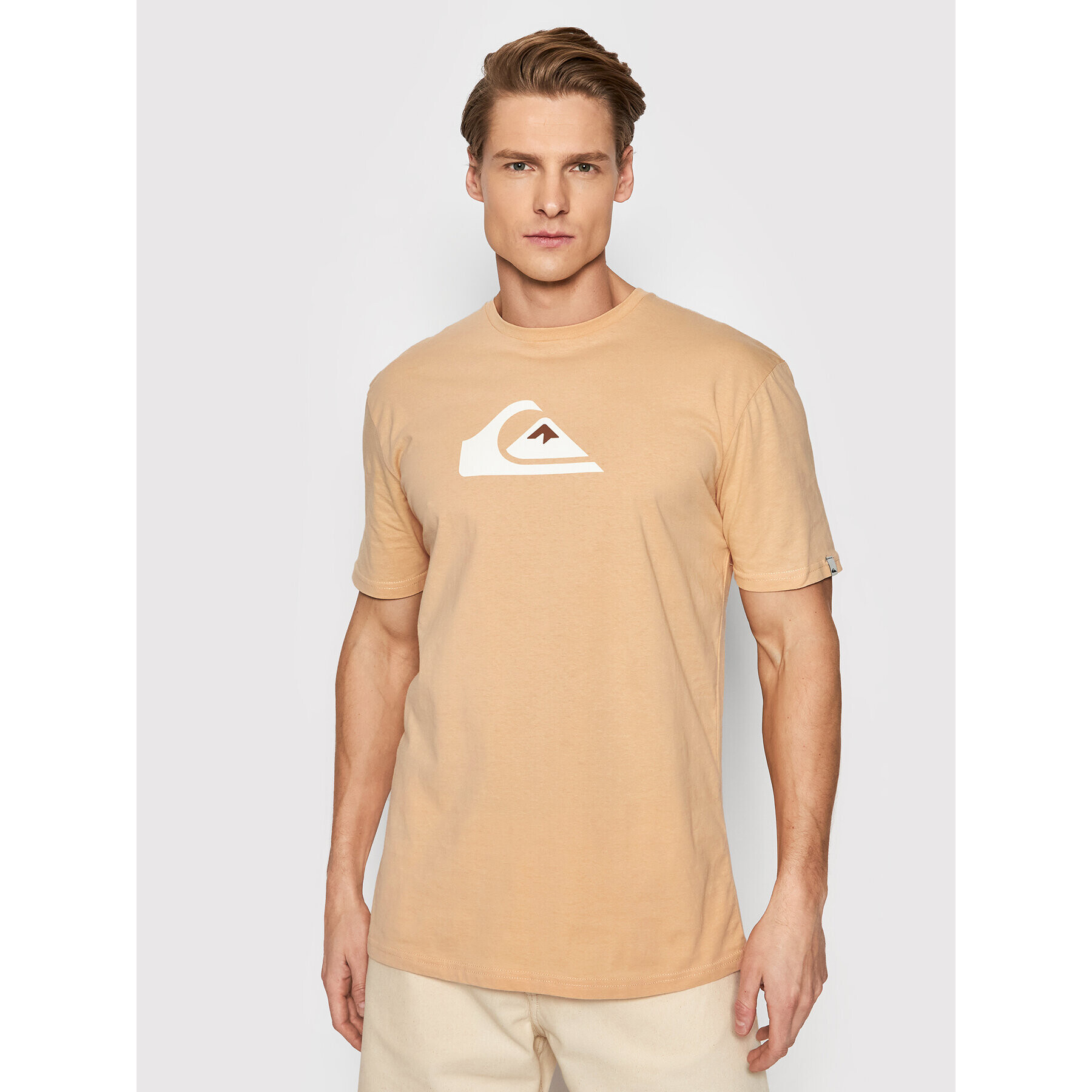 Quiksilver Тишърт Comp EQYZT06534 Оранжев Regular Fit - Pepit.bg