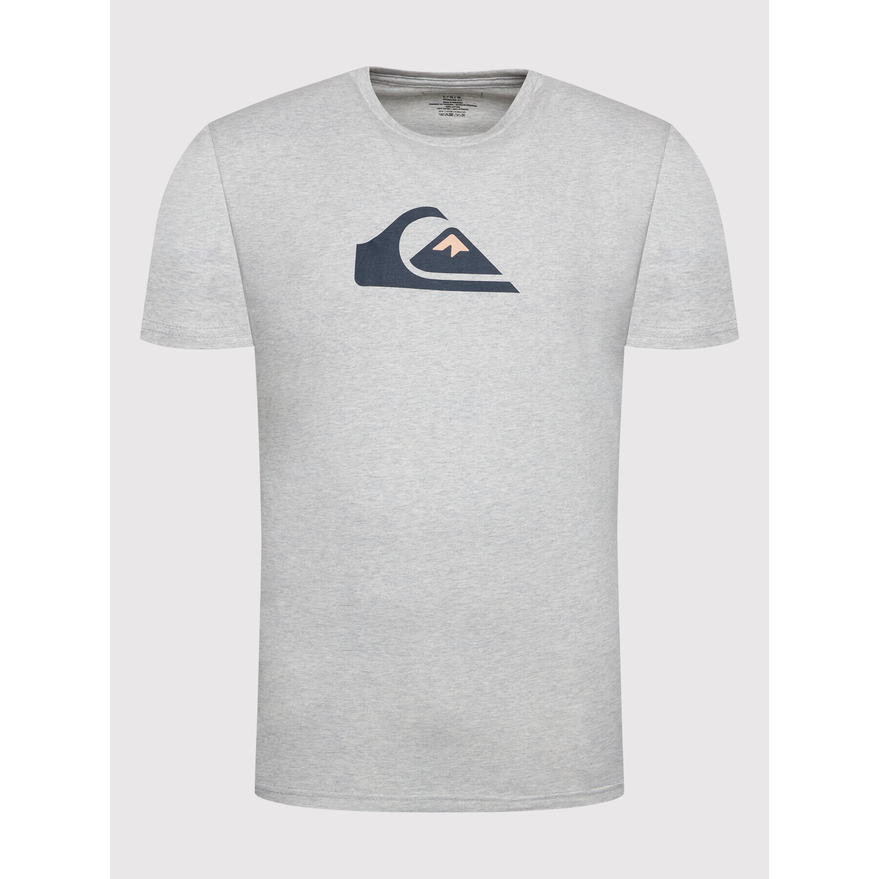 Quiksilver Тишърт Comp EQYZT06534 Сив Regular Fit - Pepit.bg