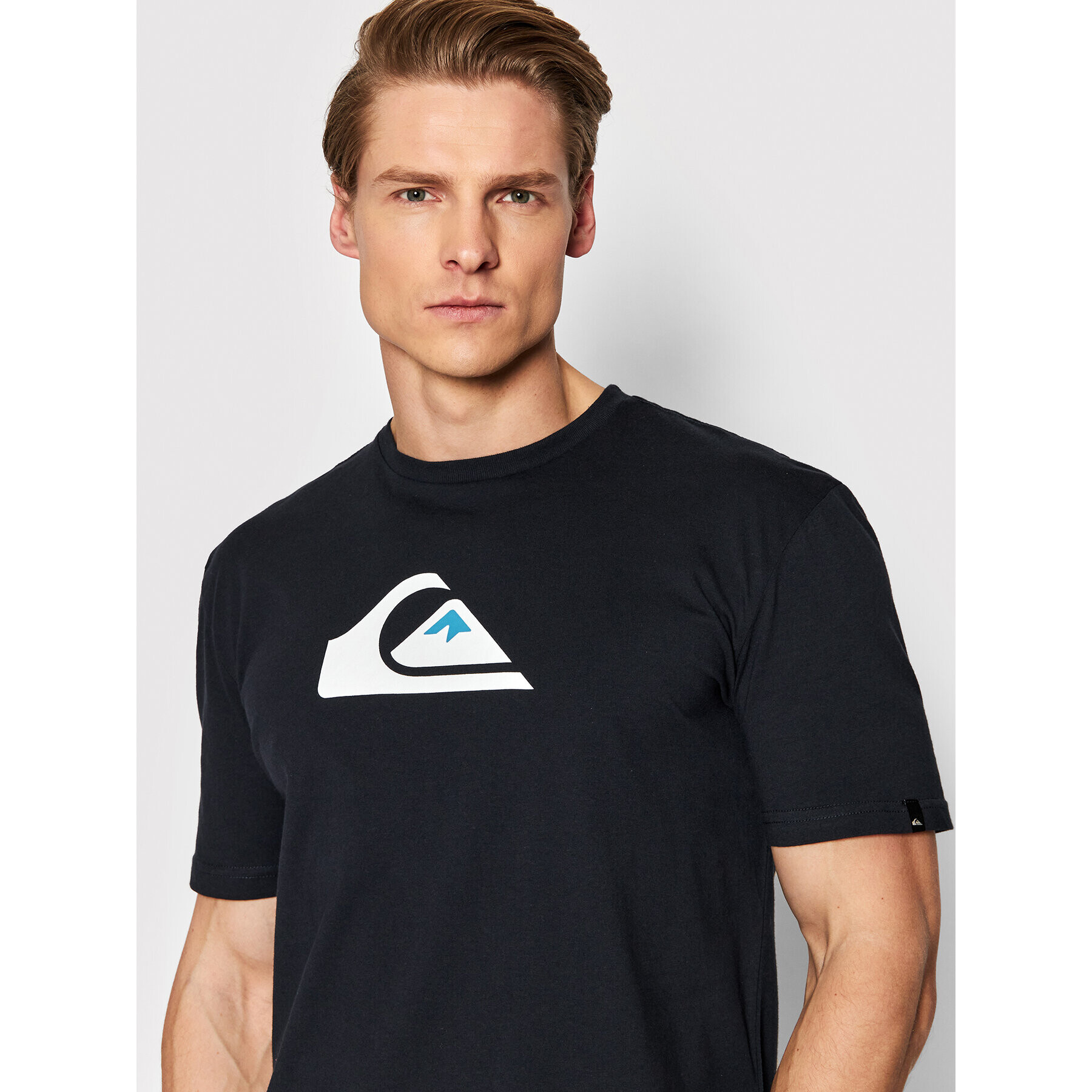 Quiksilver Тишърт Comp EQYZT06534 Тъмносин Regular Fit - Pepit.bg