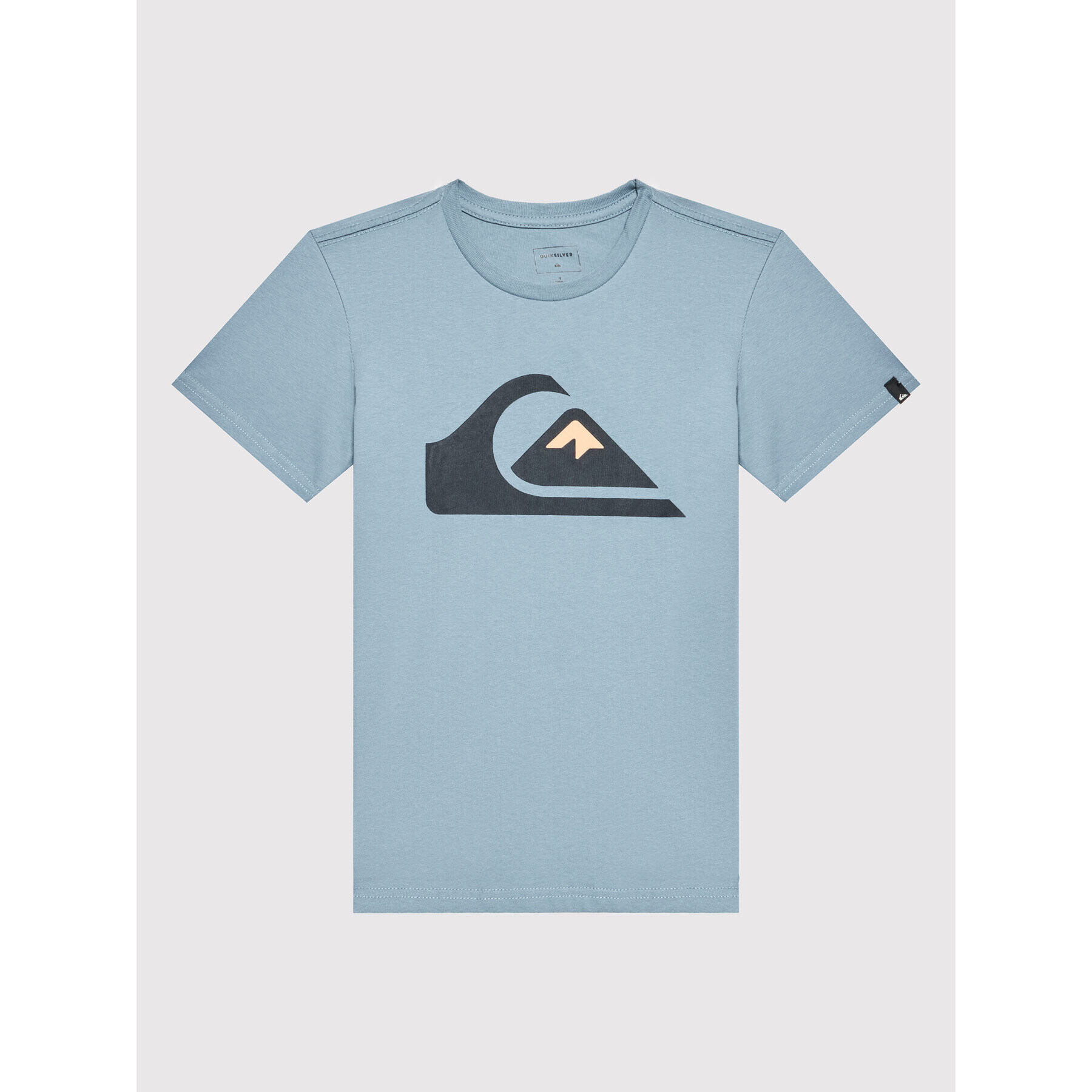 Quiksilver Тишърт Comp Logo EQBZT04369 Син Regular Fit - Pepit.bg