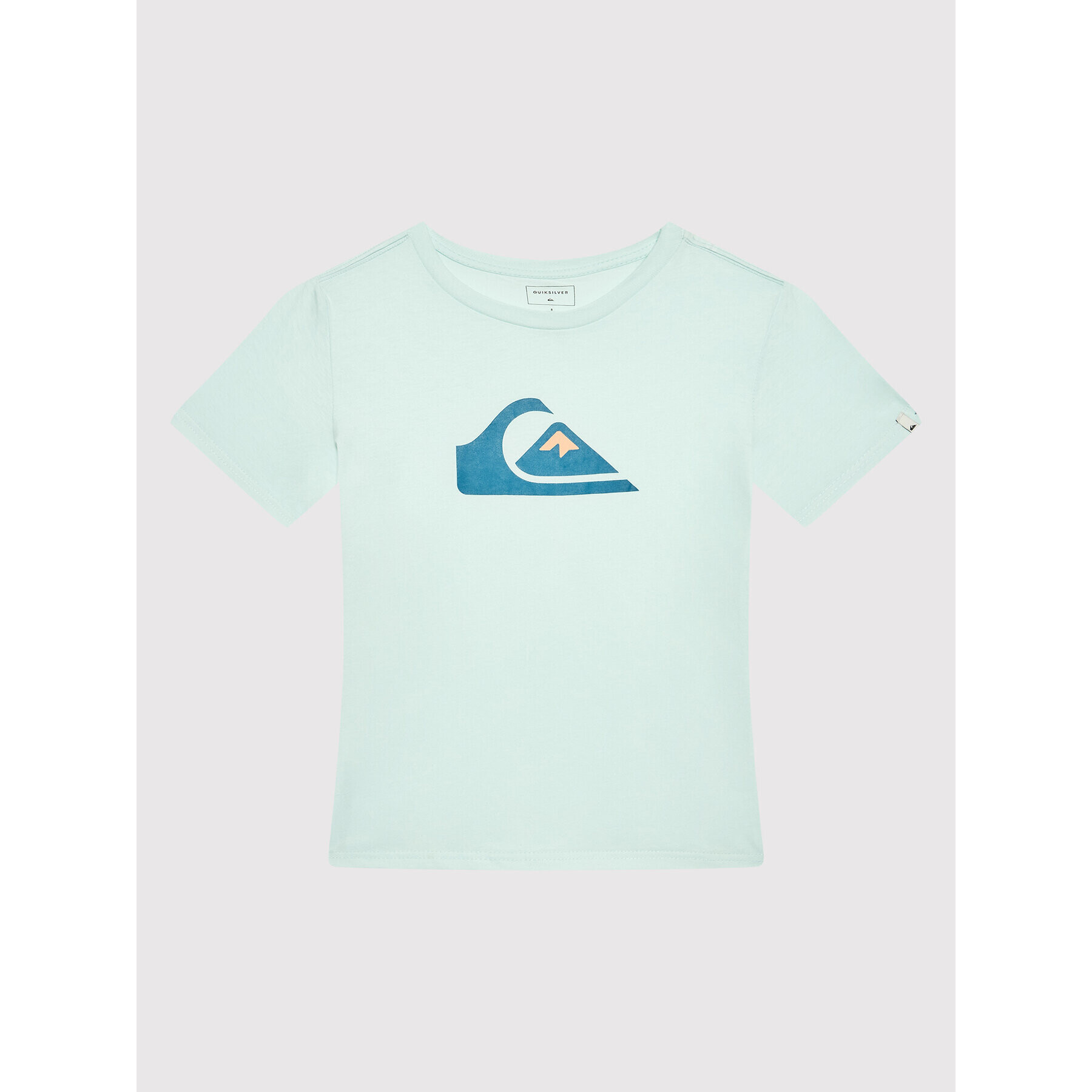 Quiksilver Тишърт Comp Logo EQBZT04369 Зелен Regular Fit - Pepit.bg