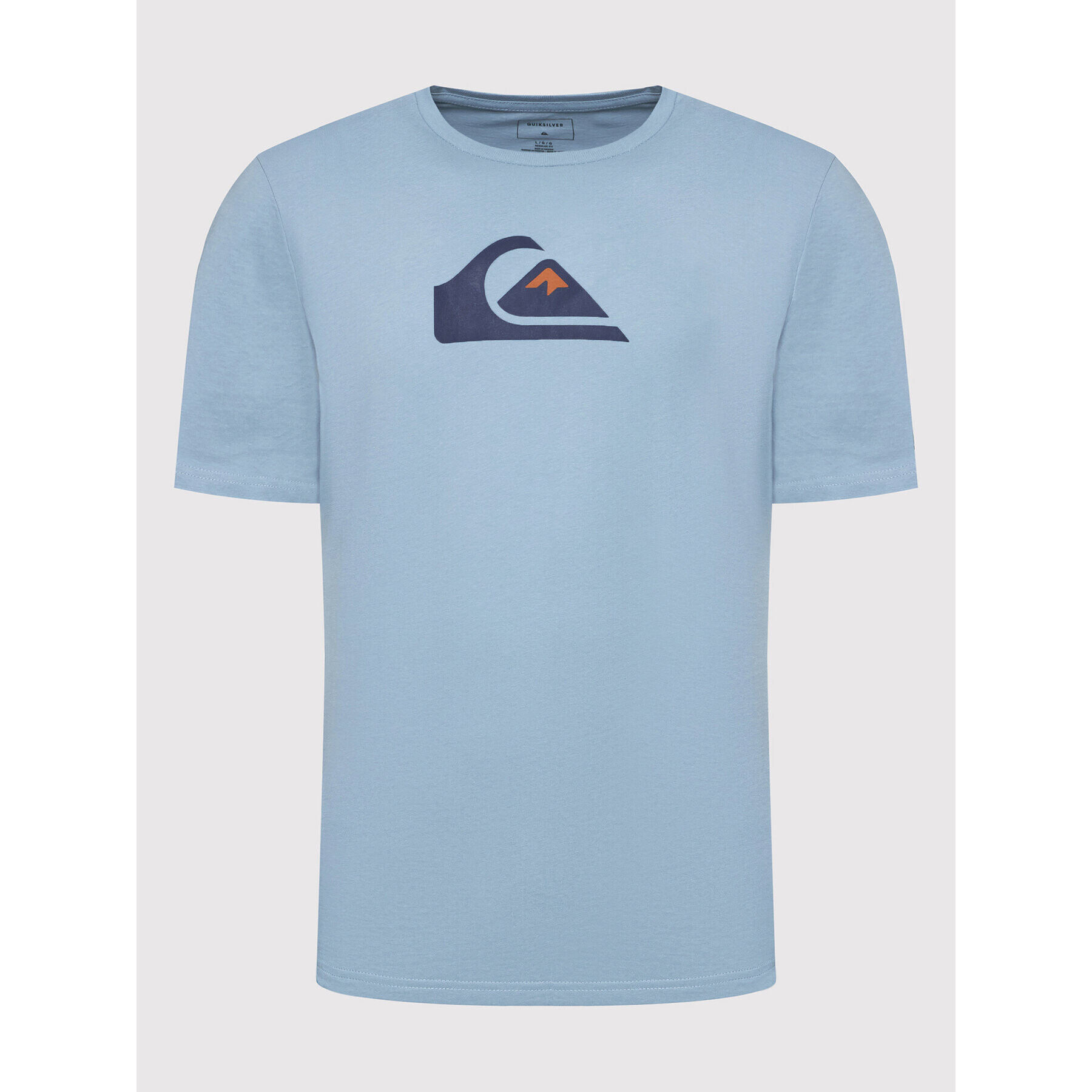 Quiksilver Тишърт Comp Logo EQYZT06534 Син Regular Fit - Pepit.bg
