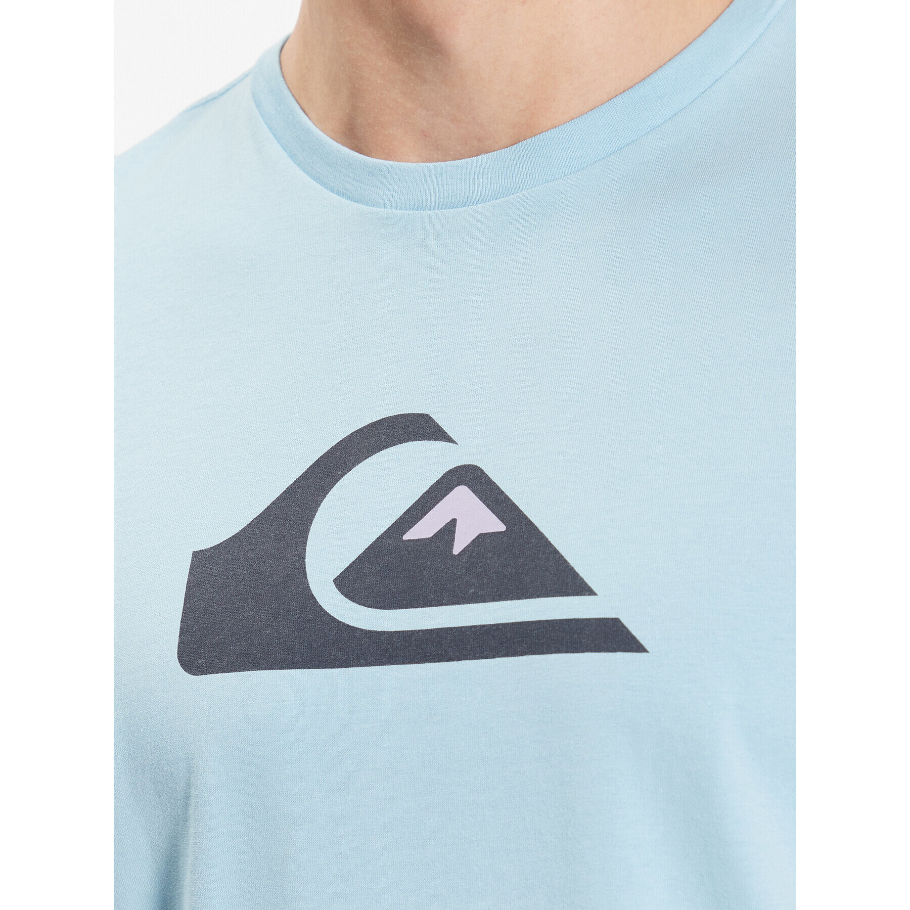 Quiksilver Тишърт Comp Logo EQYZT06534 Син Regular Fit - Pepit.bg
