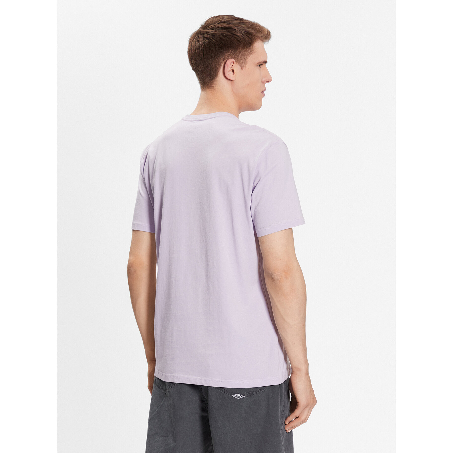 Quiksilver Тишърт Comp Logo EQYZT06534 Виолетов Regular Fit - Pepit.bg