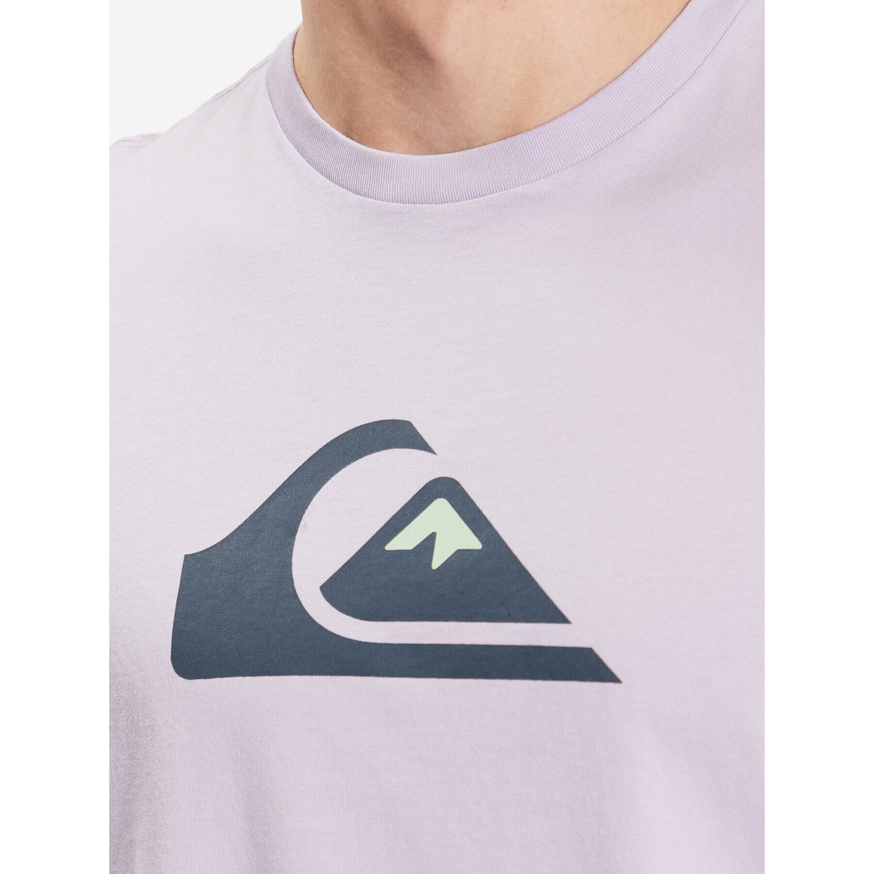 Quiksilver Тишърт Comp Logo EQYZT06534 Виолетов Regular Fit - Pepit.bg