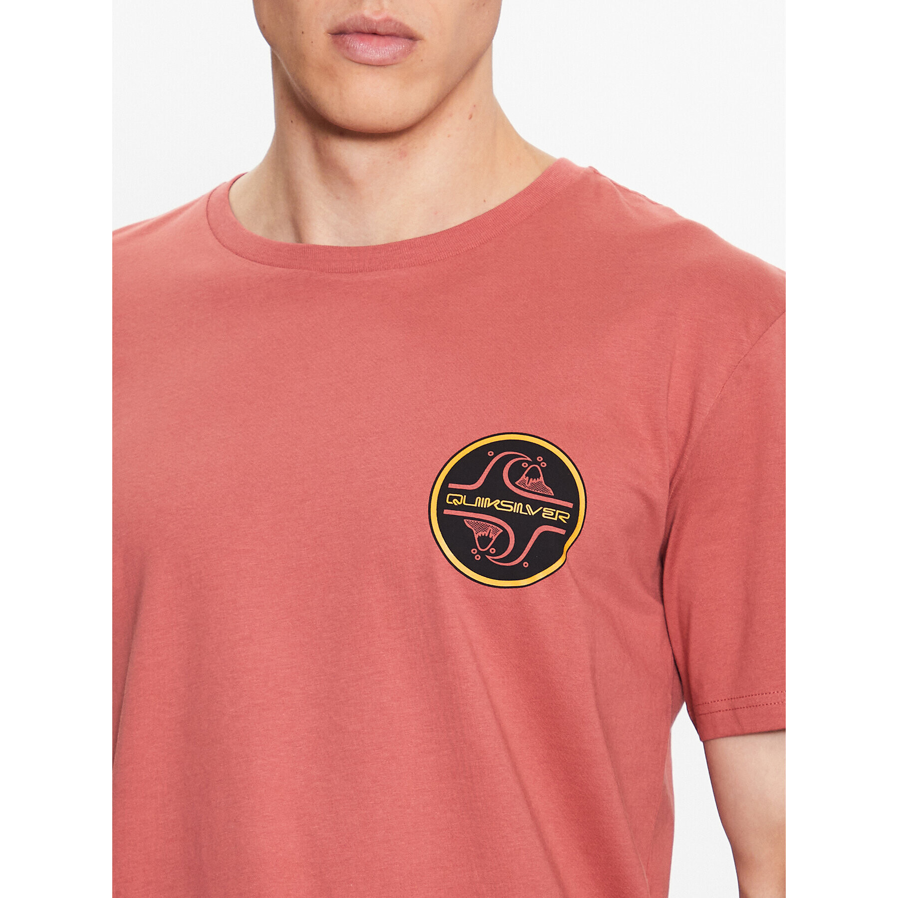 Quiksilver Тишърт Core Bubble EQYZT07232 Оранжев Regular Fit - Pepit.bg