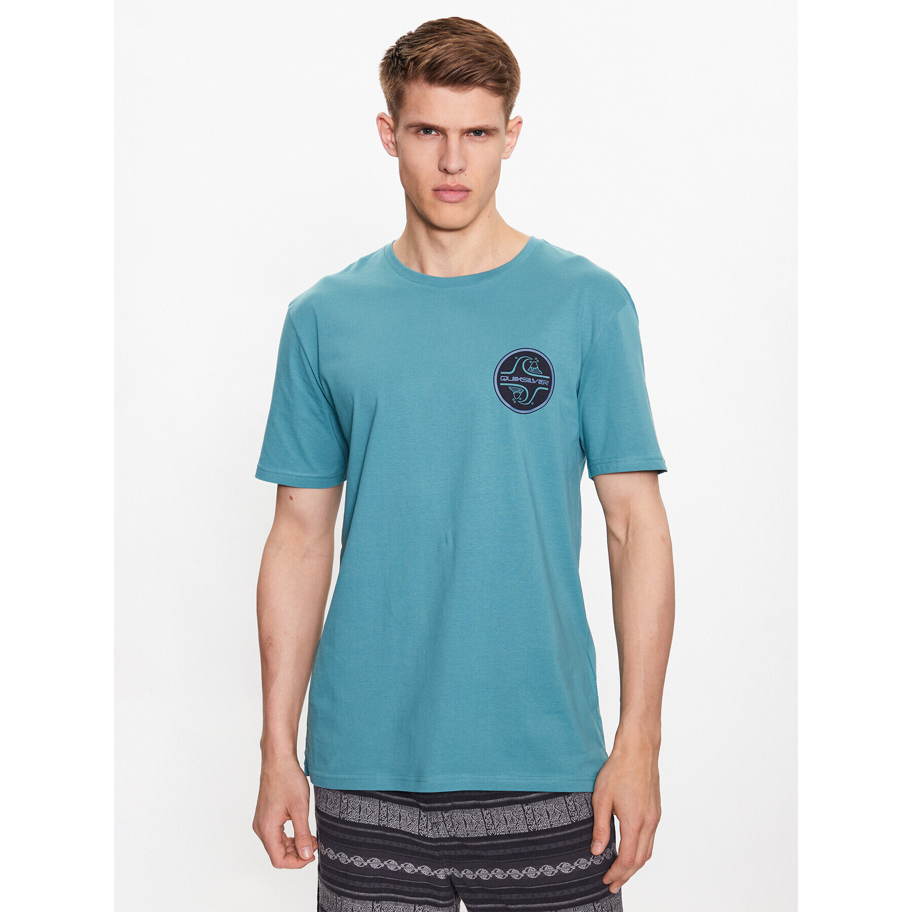 Quiksilver Тишърт Core Bubble EQYZT07232 Син Regular Fit - Pepit.bg