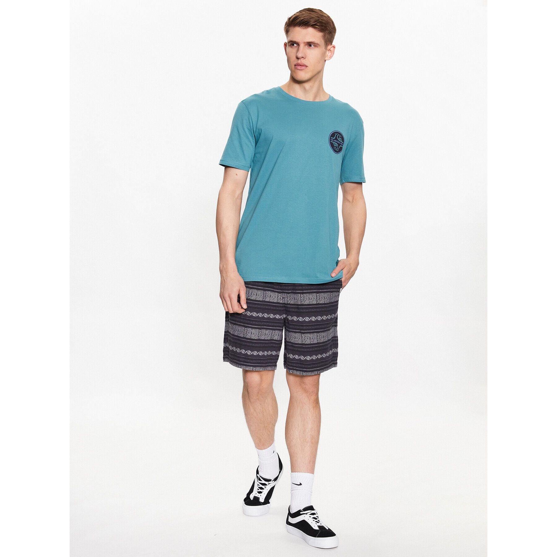 Quiksilver Тишърт Core Bubble EQYZT07232 Син Regular Fit - Pepit.bg