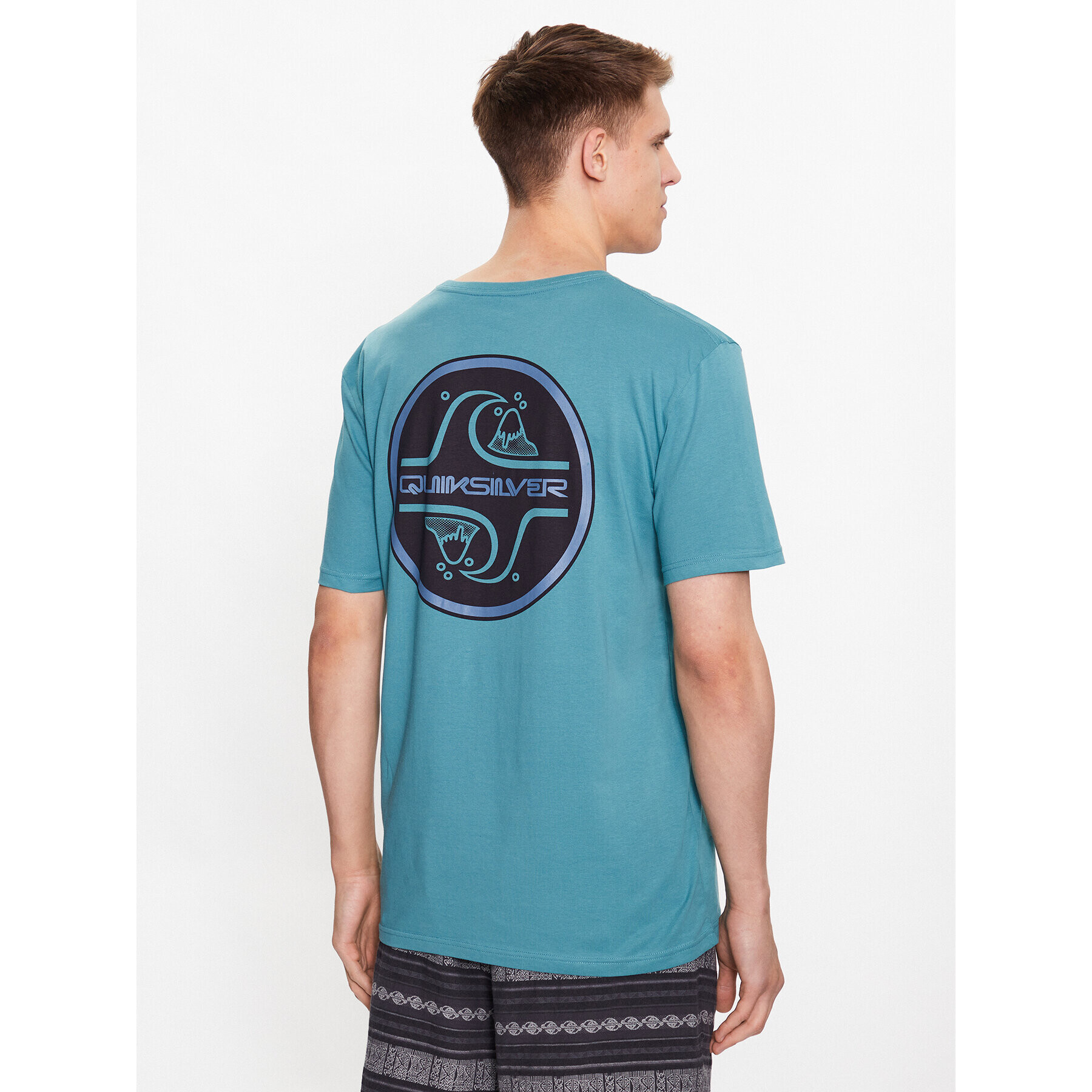 Quiksilver Тишърт Core Bubble EQYZT07232 Син Regular Fit - Pepit.bg