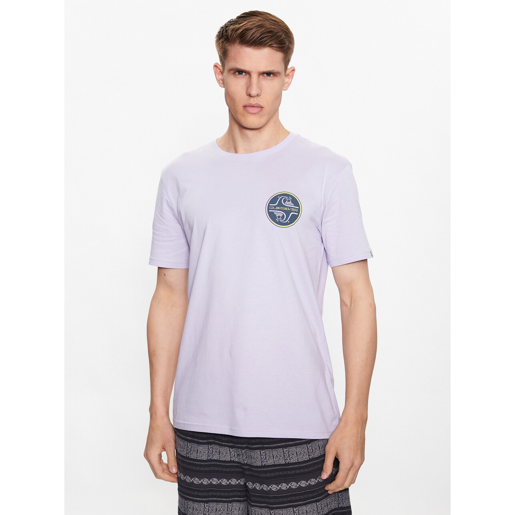 Quiksilver Тишърт Core Bubble EQYZT07232 Виолетов Regular Fit - Pepit.bg