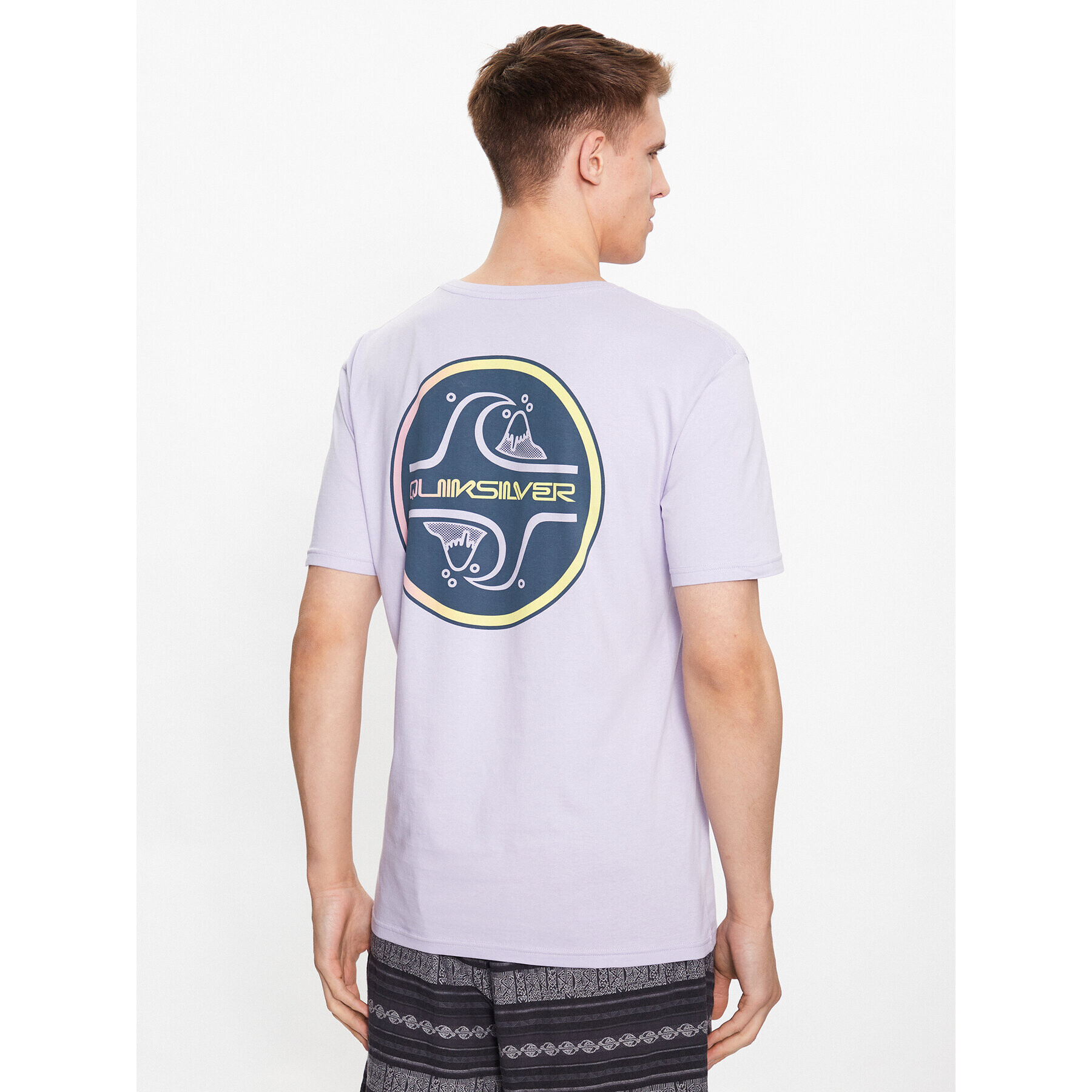 Quiksilver Тишърт Core Bubble EQYZT07232 Виолетов Regular Fit - Pepit.bg