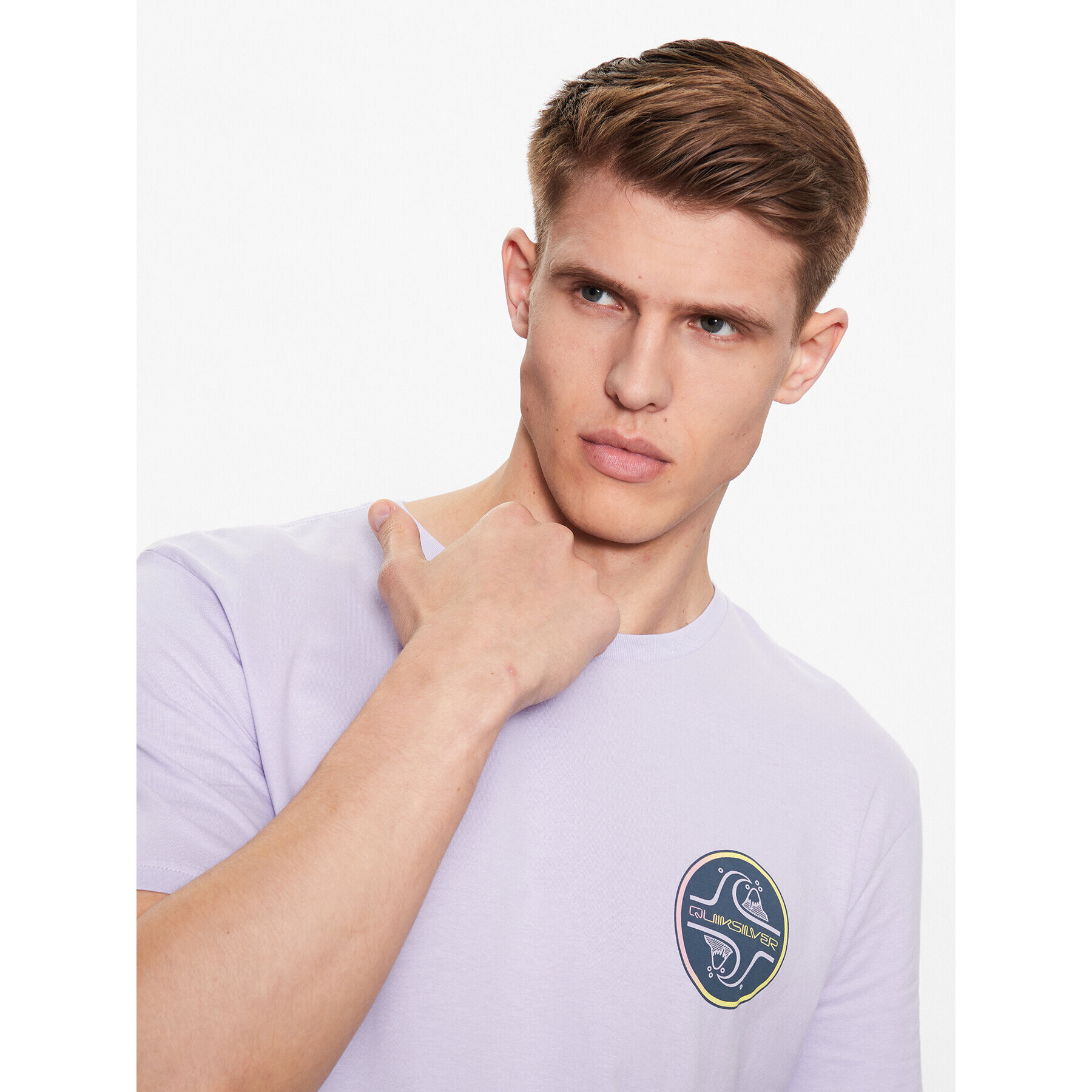 Quiksilver Тишърт Core Bubble EQYZT07232 Виолетов Regular Fit - Pepit.bg