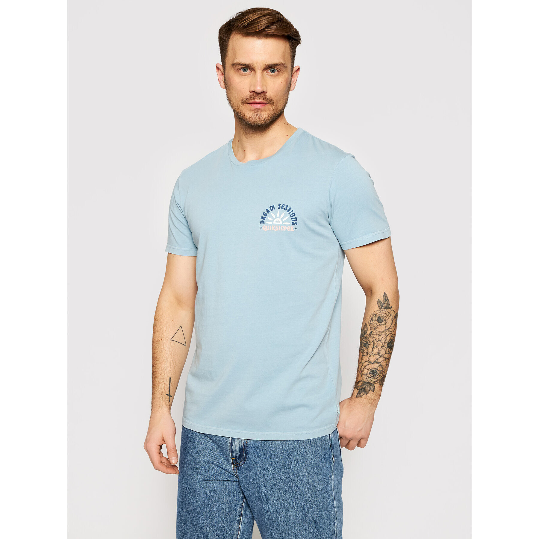 Quiksilver Тишърт Dream Sessions EQYZT06364 Син Regular Fit - Pepit.bg