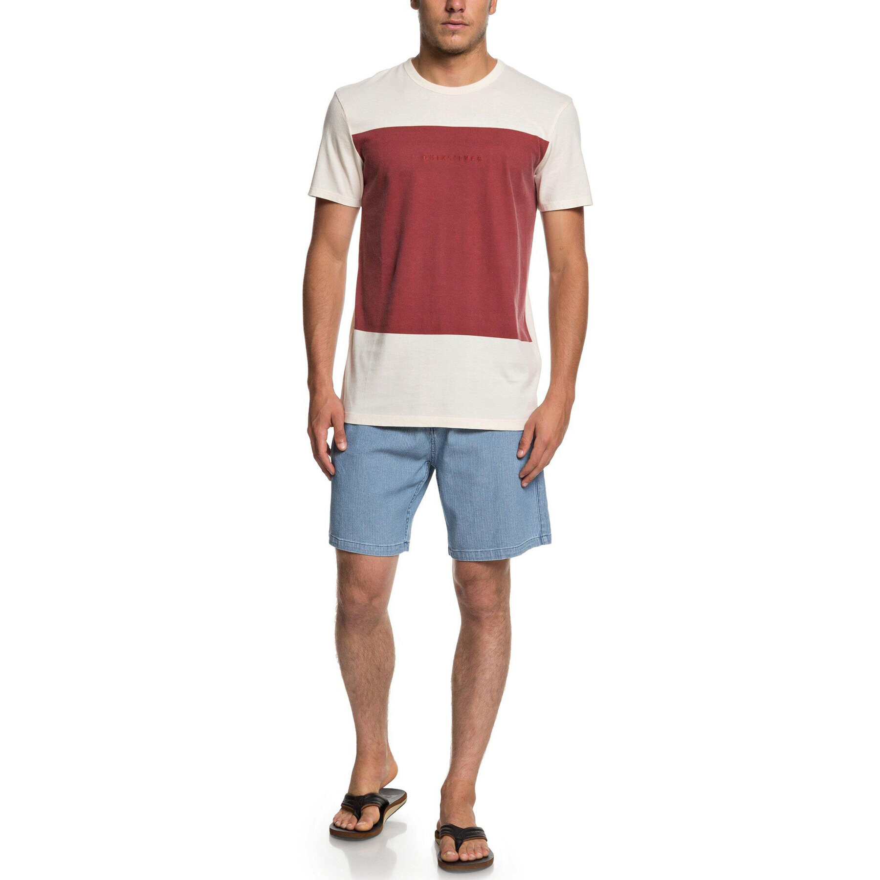 Quiksilver Тишърт EQYKT03840 Червен Modern Fit - Pepit.bg