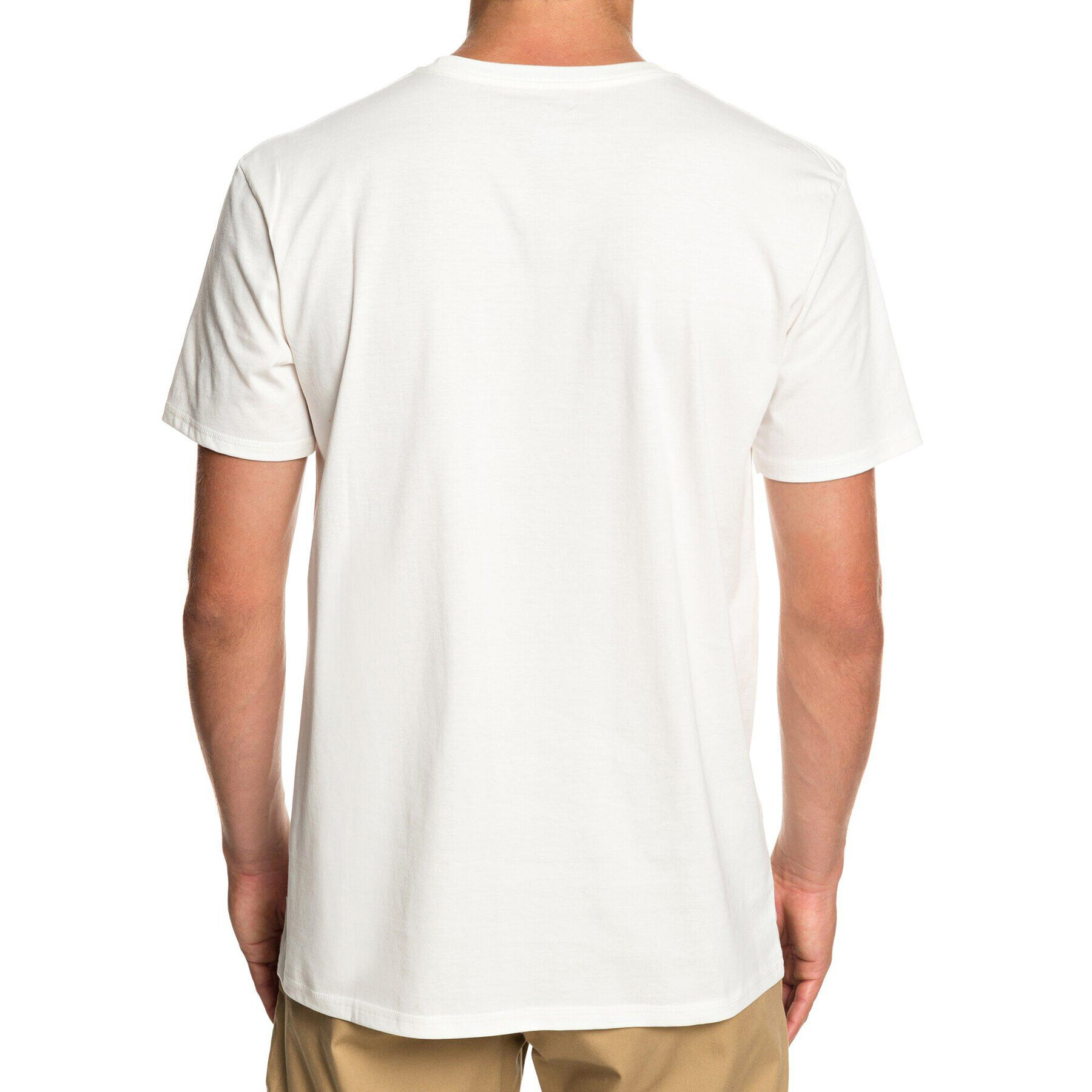 Quiksilver Тишърт EQYZT05220 Бял Regular Fit - Pepit.bg